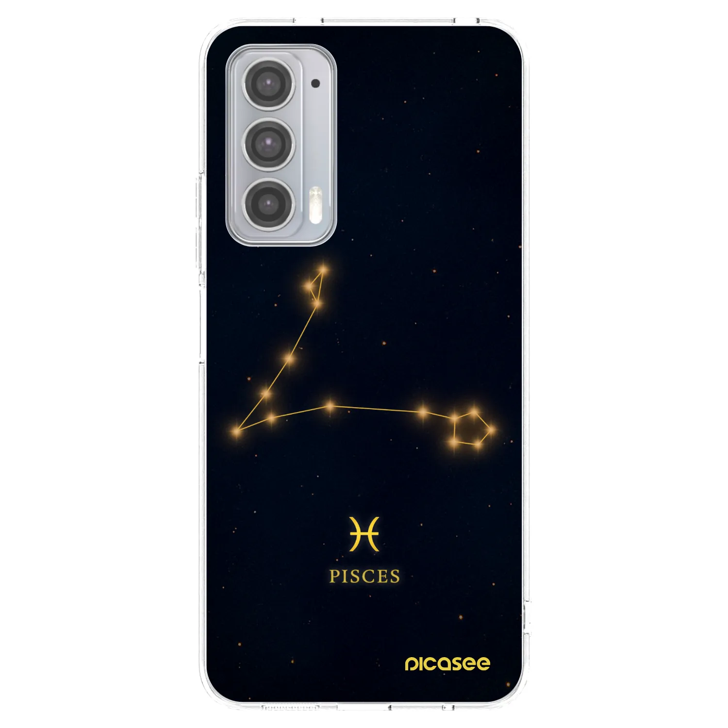 Picasee husă transparentă din silicon pentru Motorola Edge 20 - PISCES