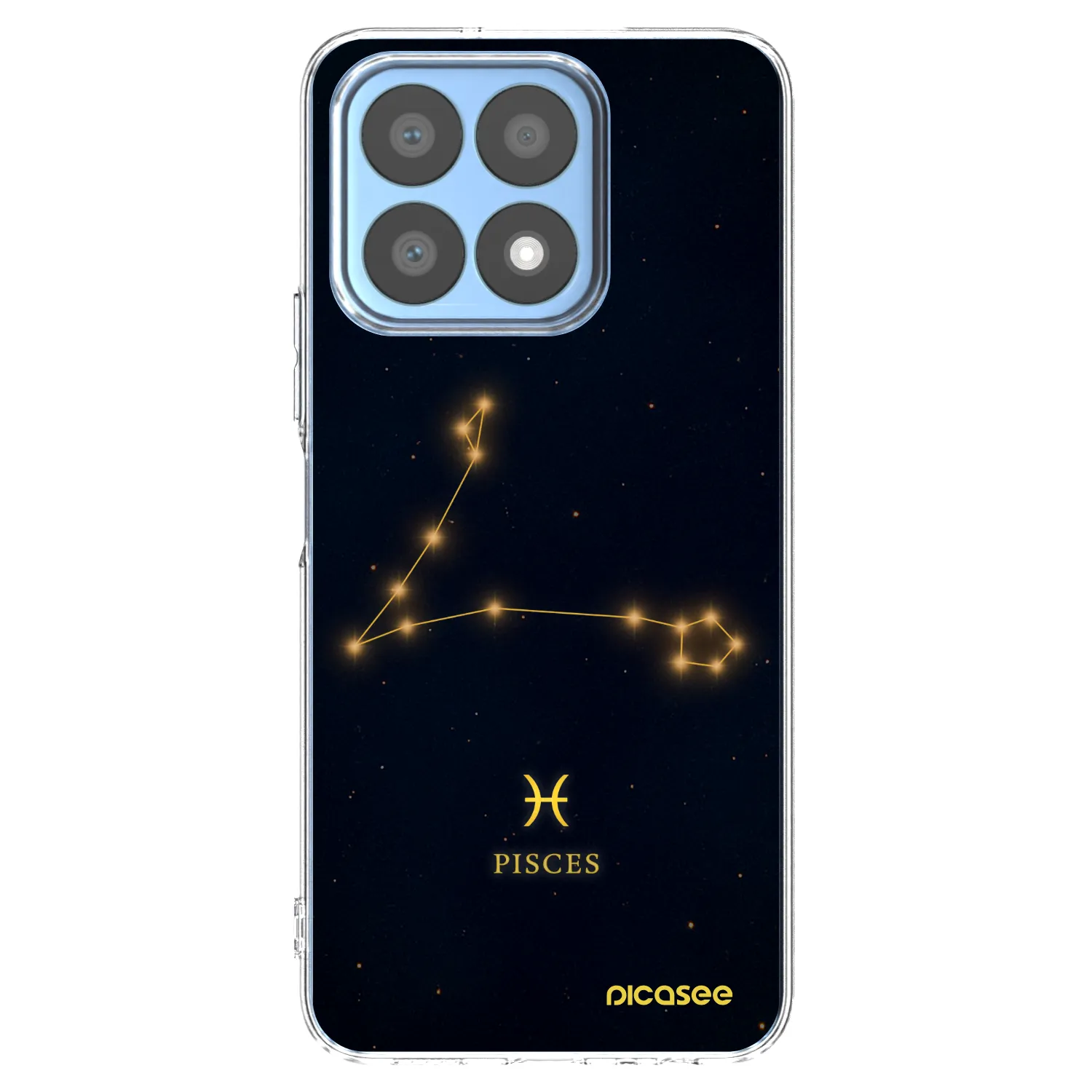Picasee husă transparentă din silicon pentru Honor X8a - PISCES