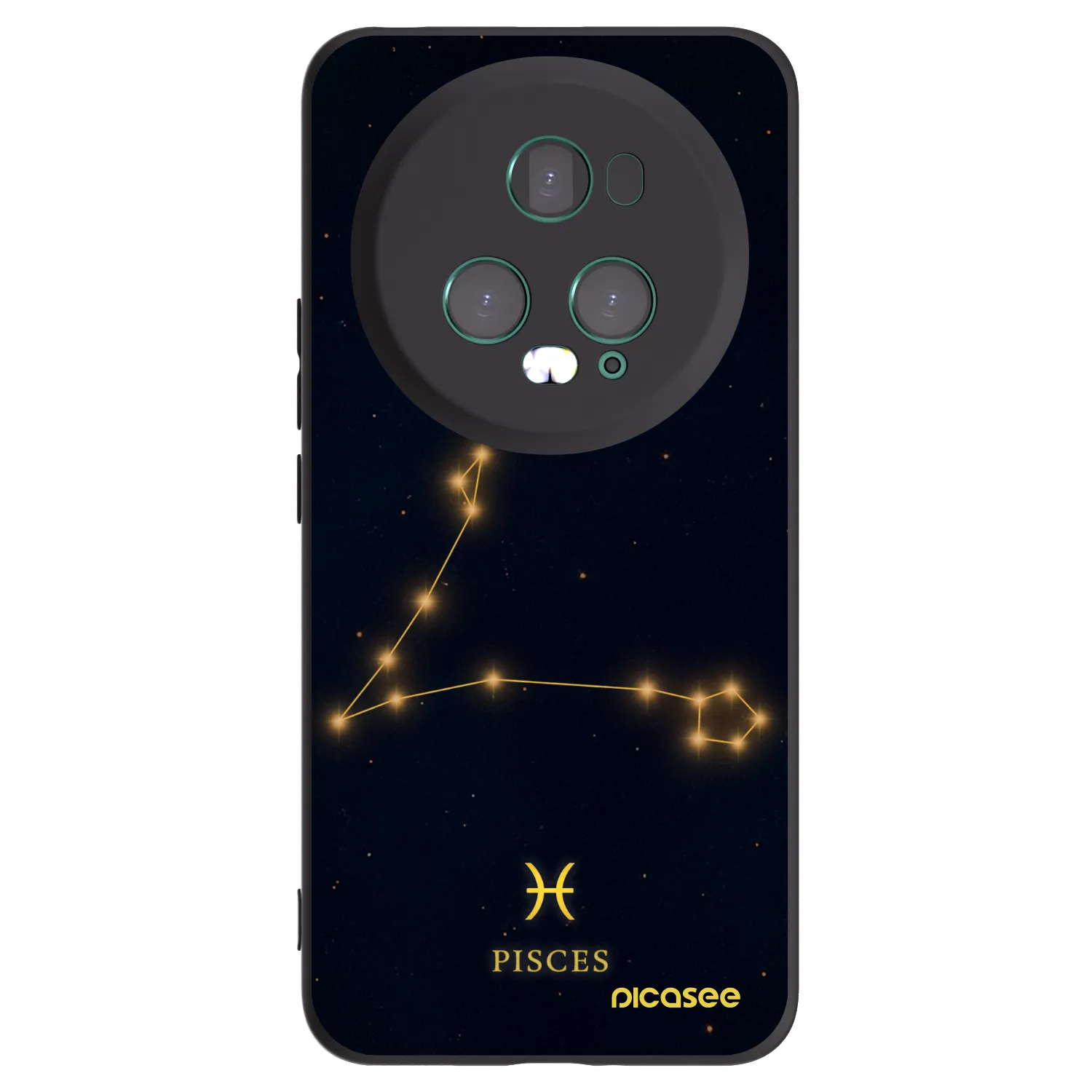 Picasee husă neagră din silicon pentru Honor Magic5 Pro - PISCES