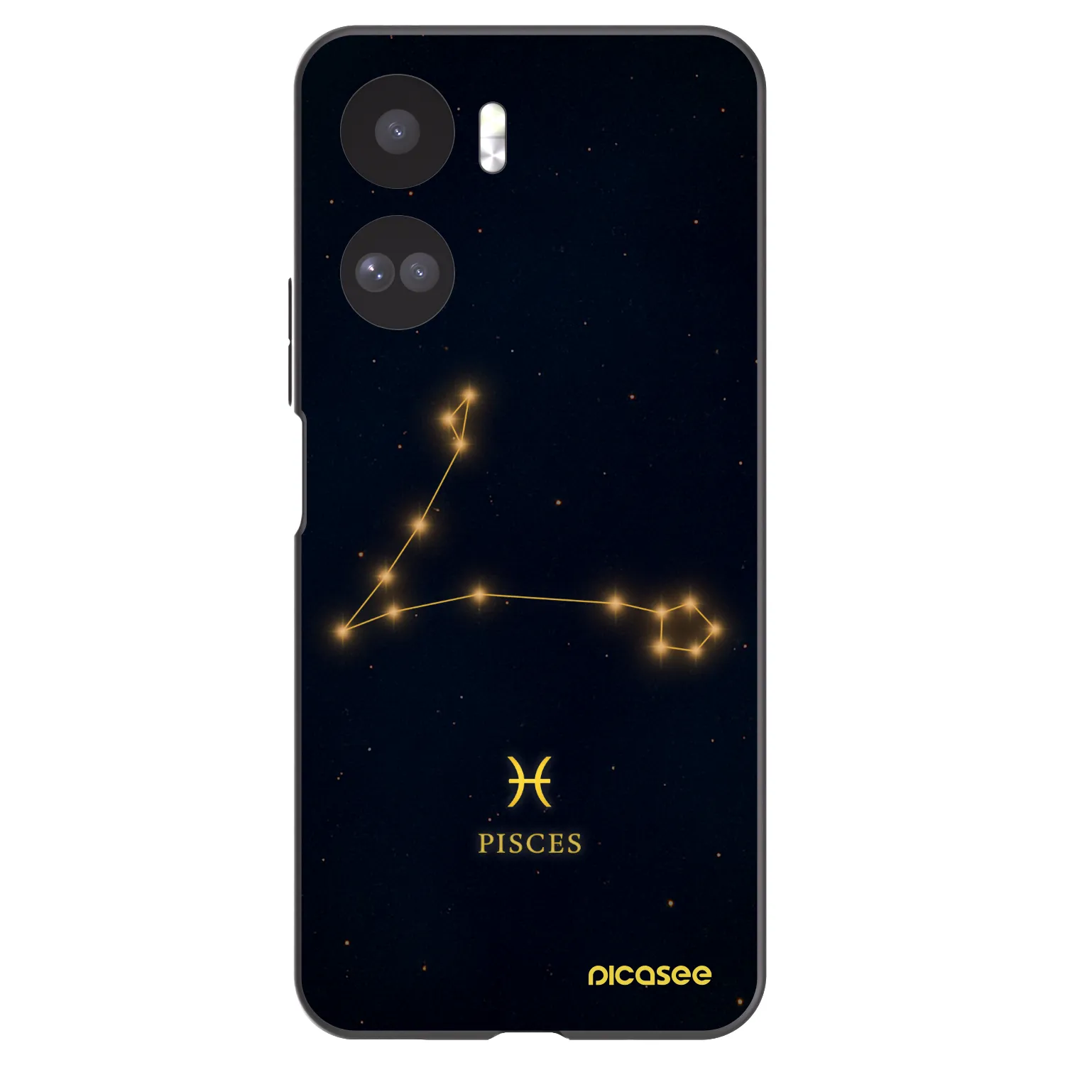 Picasee husă neagră din silicon pentru Honor 90 Lite 5G - PISCES