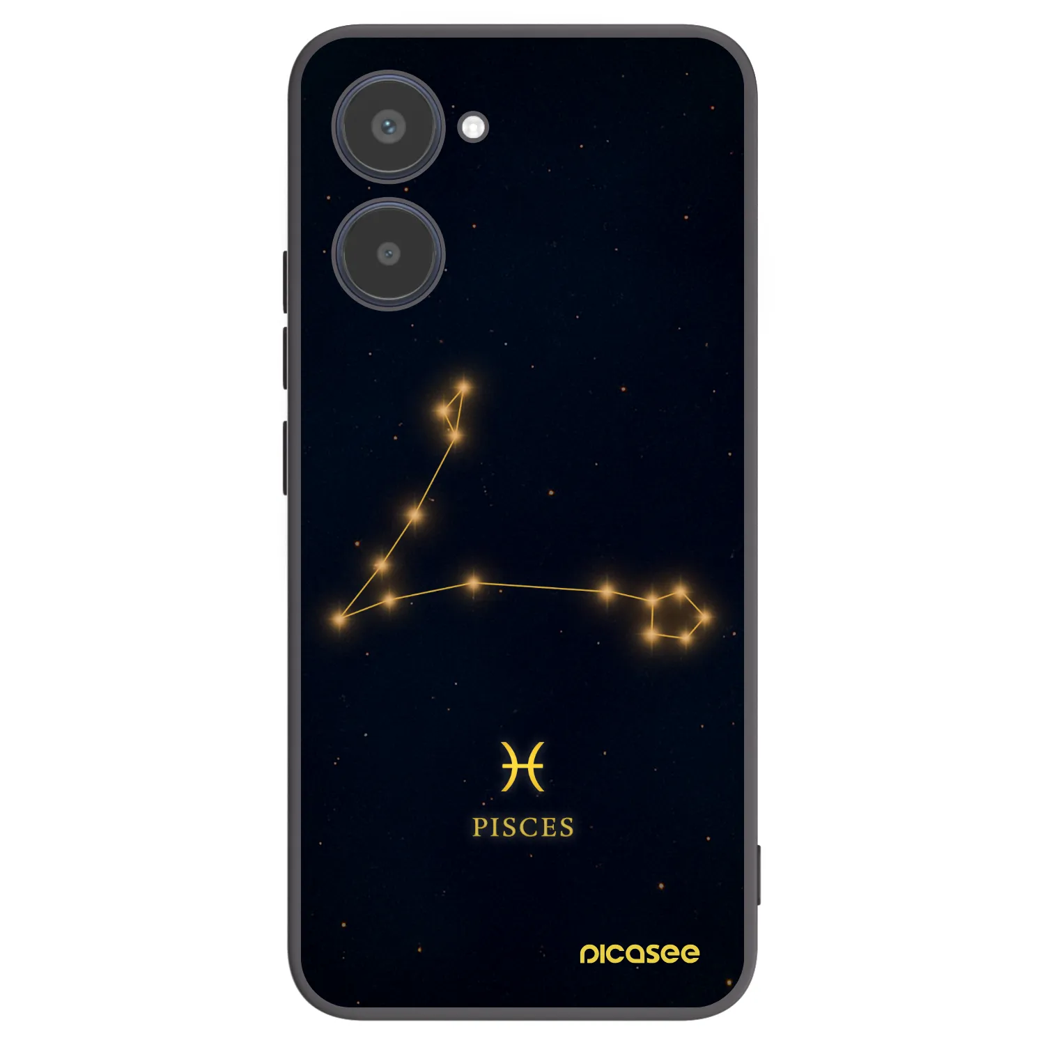 Picasee husă neagră din silicon pentru Realme 10 4G - PISCES