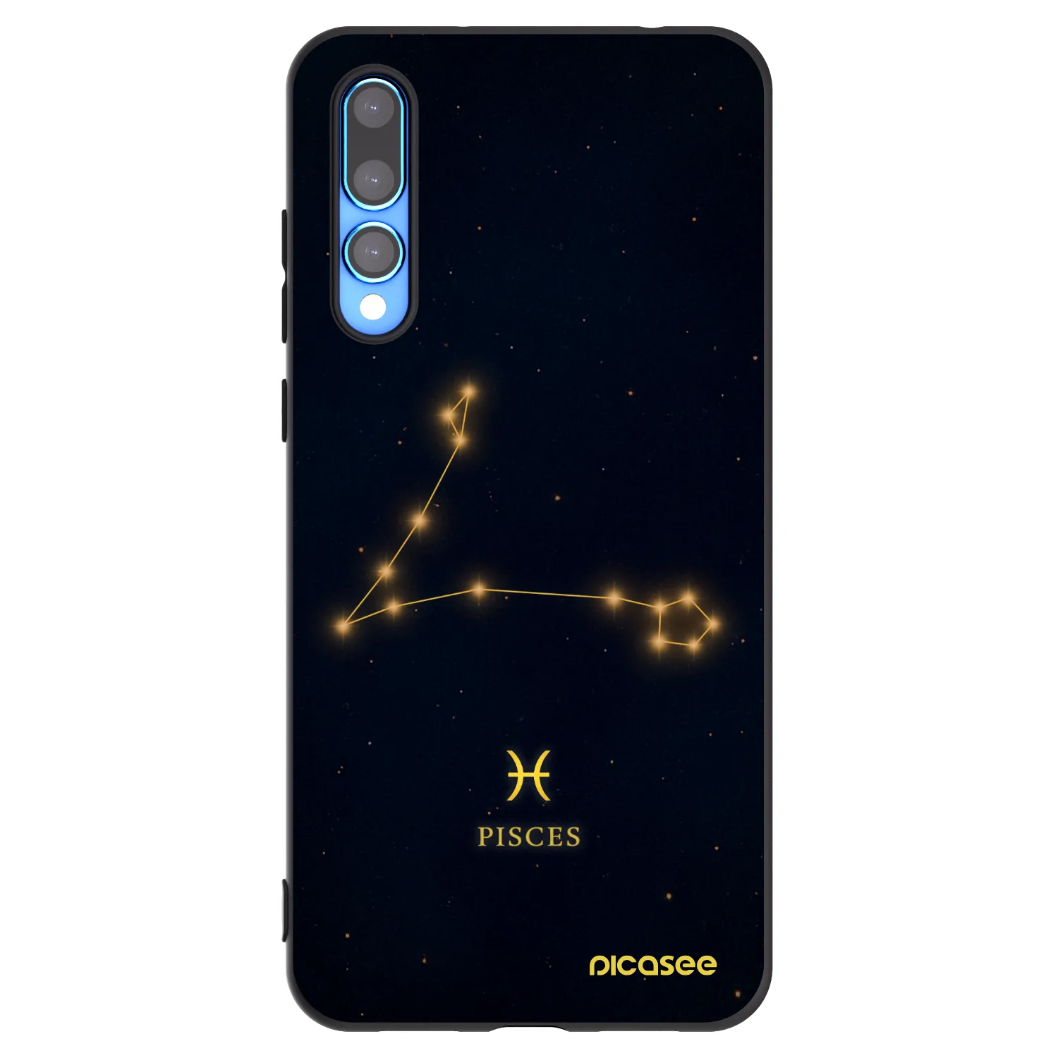 Picasee husă neagră din silicon pentru Huawei P20 Pro - PISCES