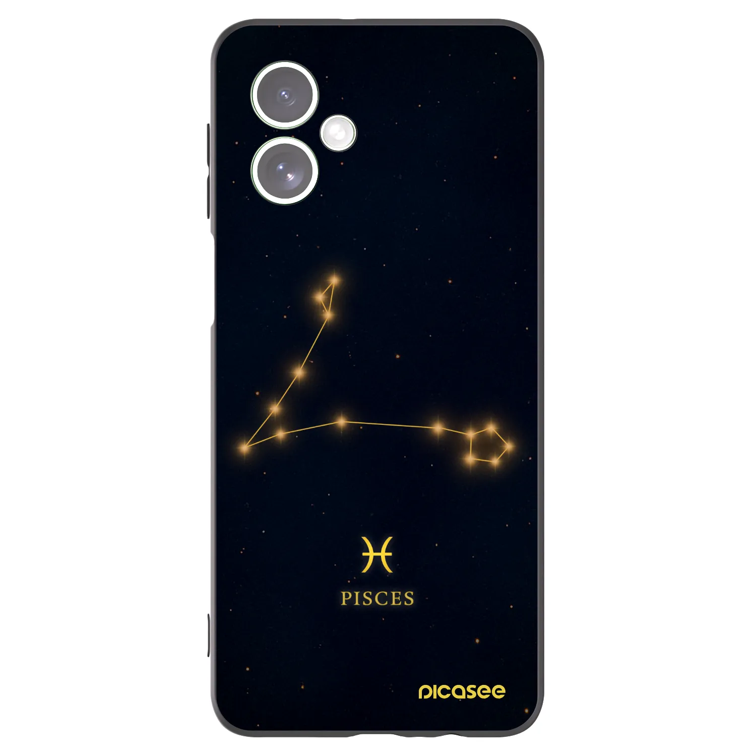 Picasee husă neagră din silicon pentru Motorola Moto G54 5G - PISCES