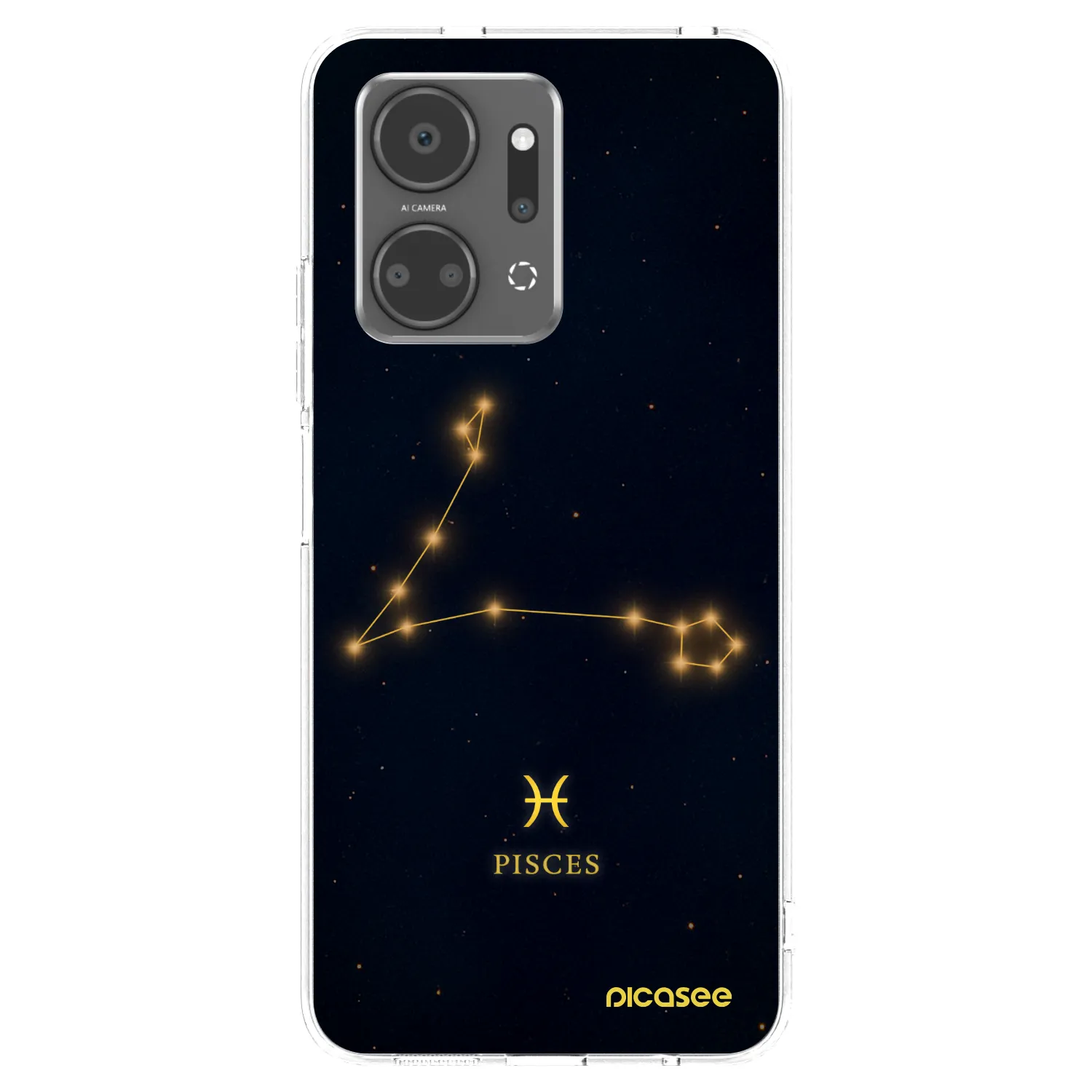 Picasee husă transparentă din silicon pentru Honor X7a - PISCES