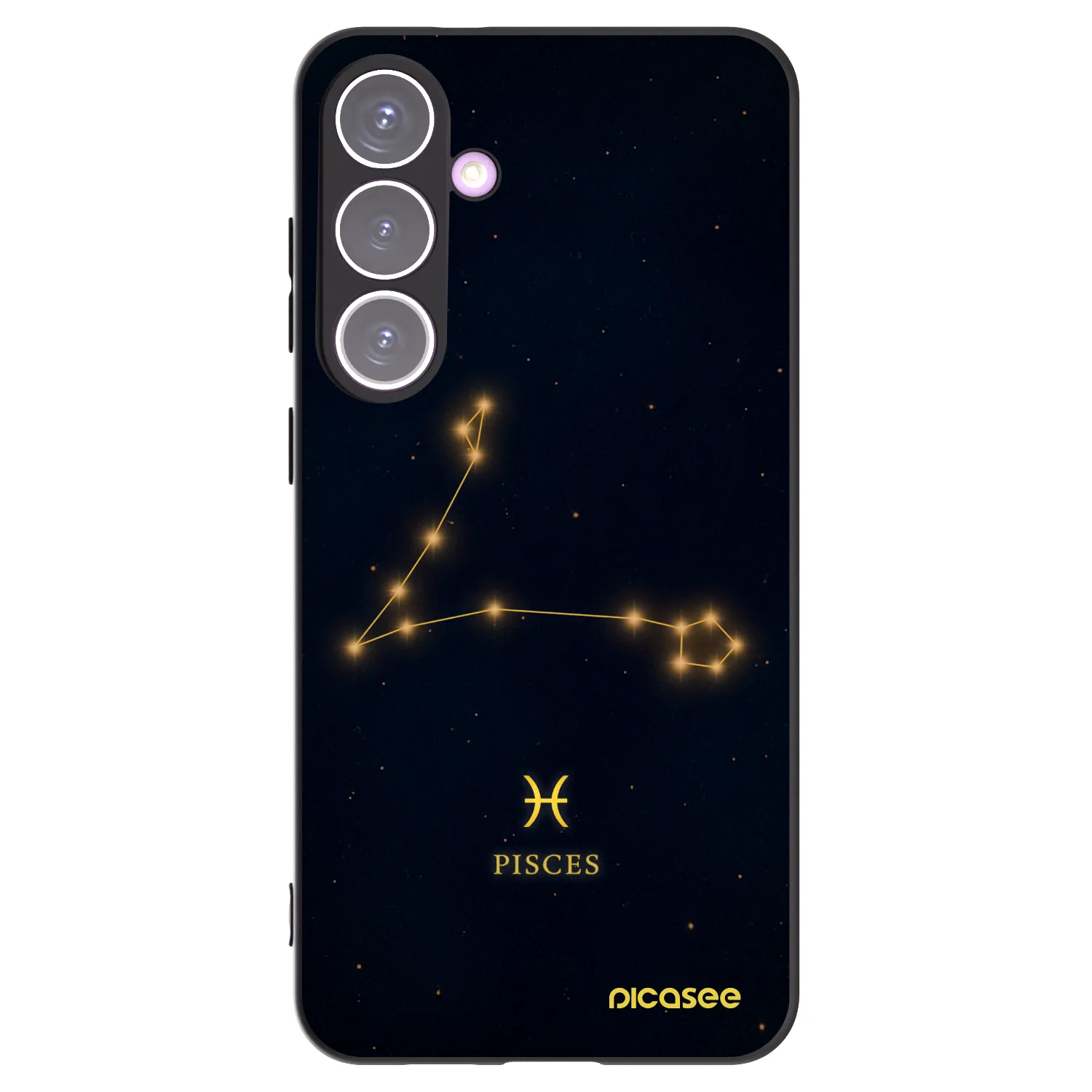 Picasee husă neagră din silicon pentru Samsung Galaxy S24+ S926B 5G - PISCES