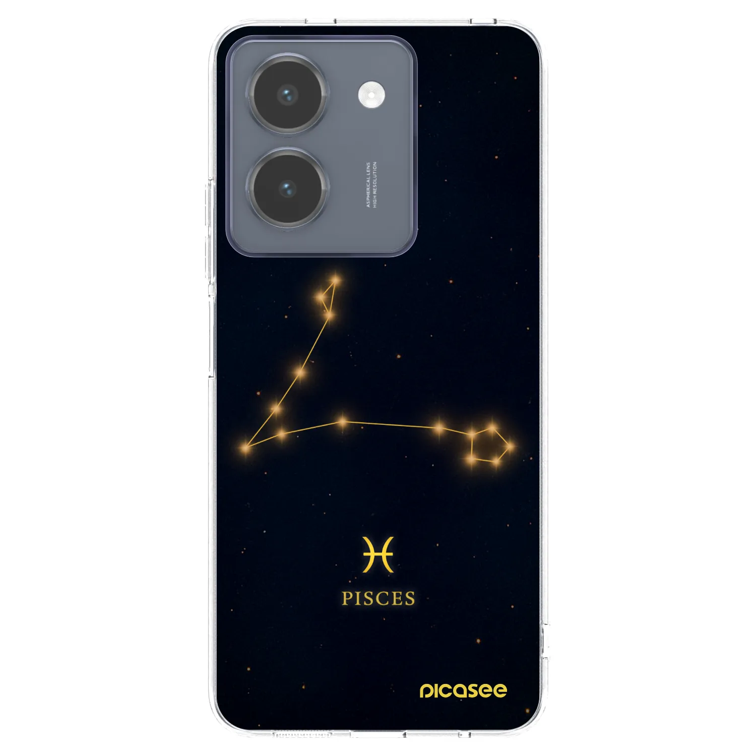 Picasee husă transparentă din silicon pentru Vivo Y36 4G - PISCES