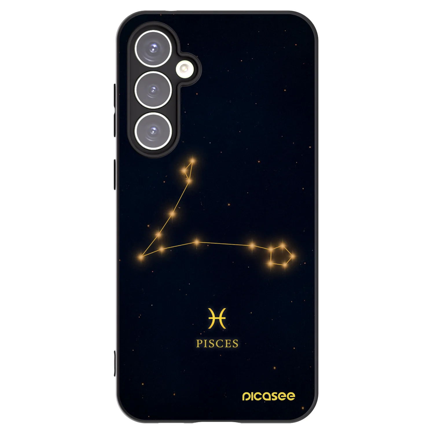 Picasee husă neagră din silicon pentru Samsung Galaxy S23 FE S711B - PISCES
