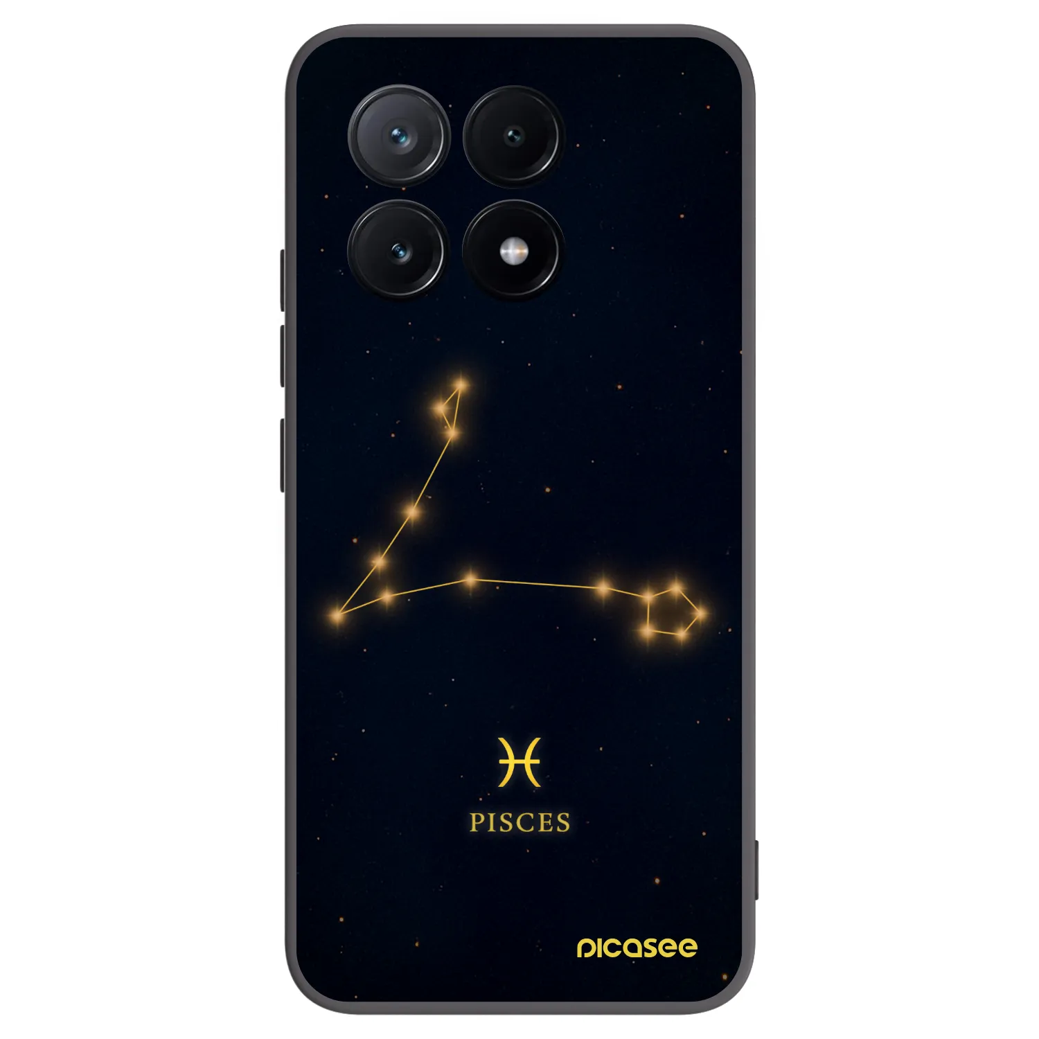 Picasee husă neagră din silicon pentru Xiaomi Poco X6 Pro - PISCES