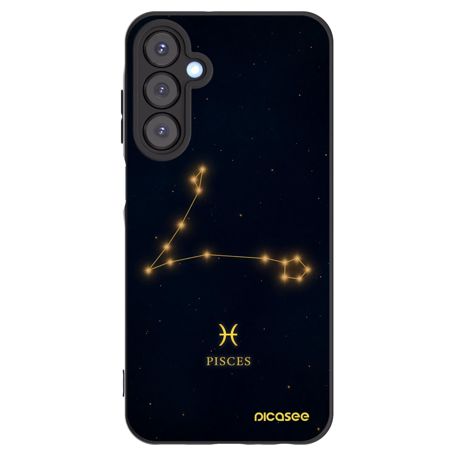 Picasee husă neagră din silicon pentru Samsung Galaxy A25 A256B 5G - PISCES