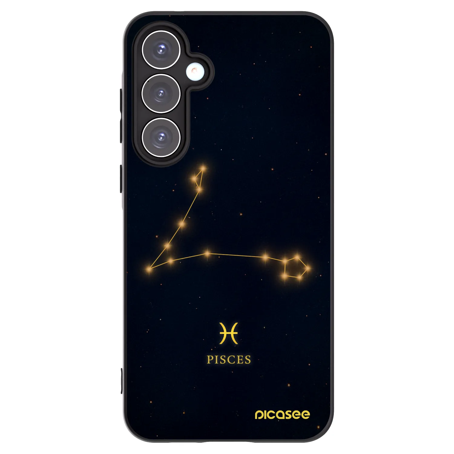 Picasee husă neagră din silicon pentru Samsung Galaxy A55 5G A556B - PISCES