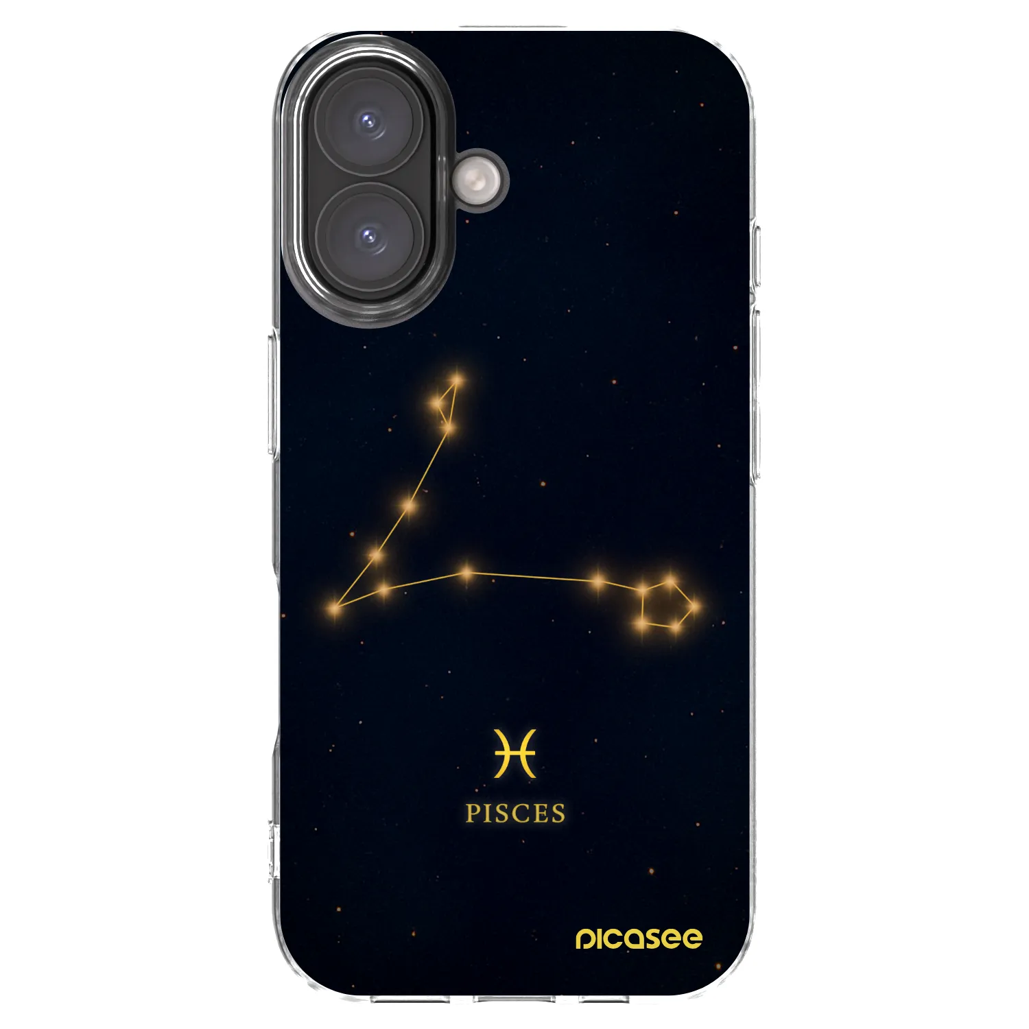 Picasee husă transparentă din silicon pentru Apple iPhone 16 - PISCES