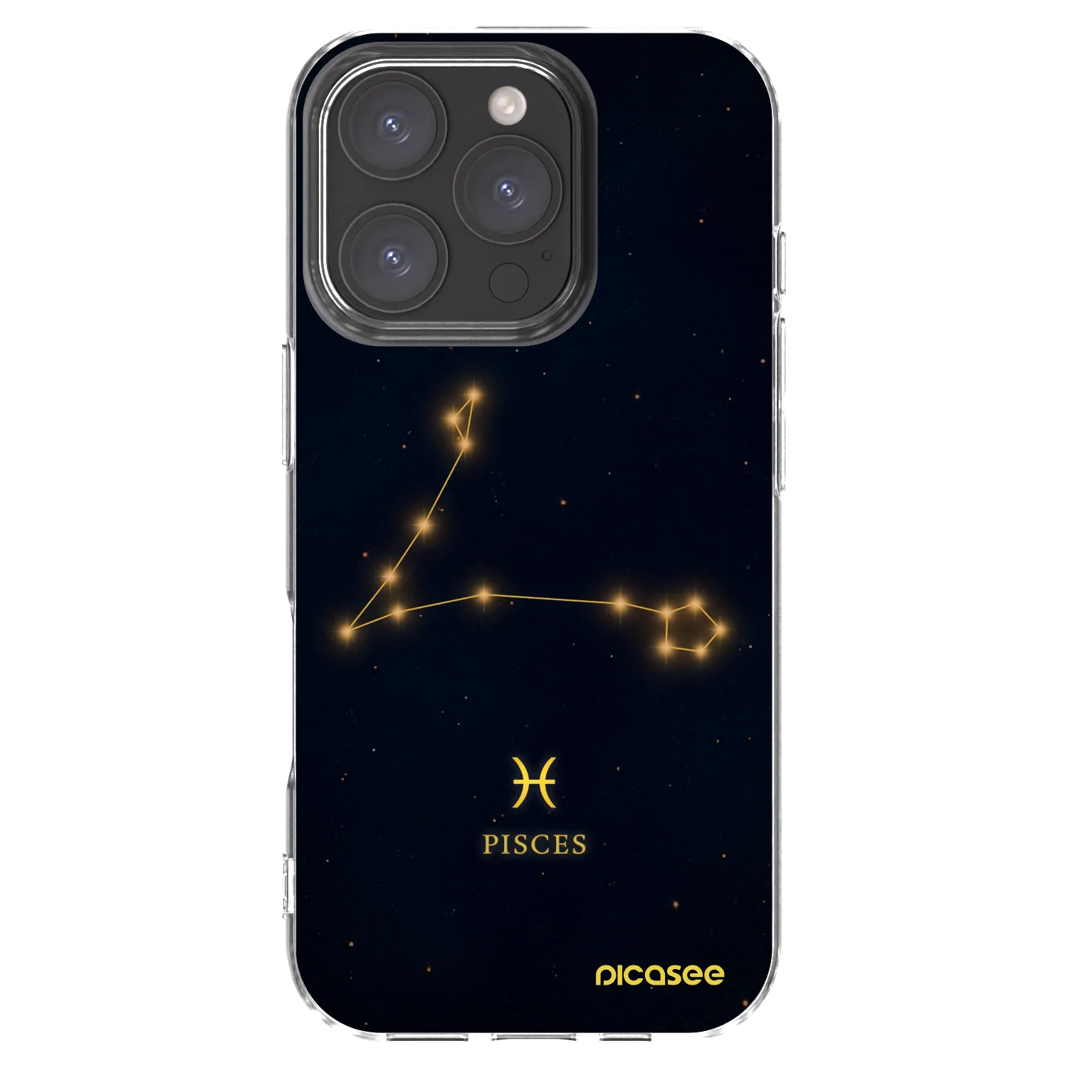 Picasee husă transparentă din silicon pentru Apple iPhone 16 Pro - PISCES