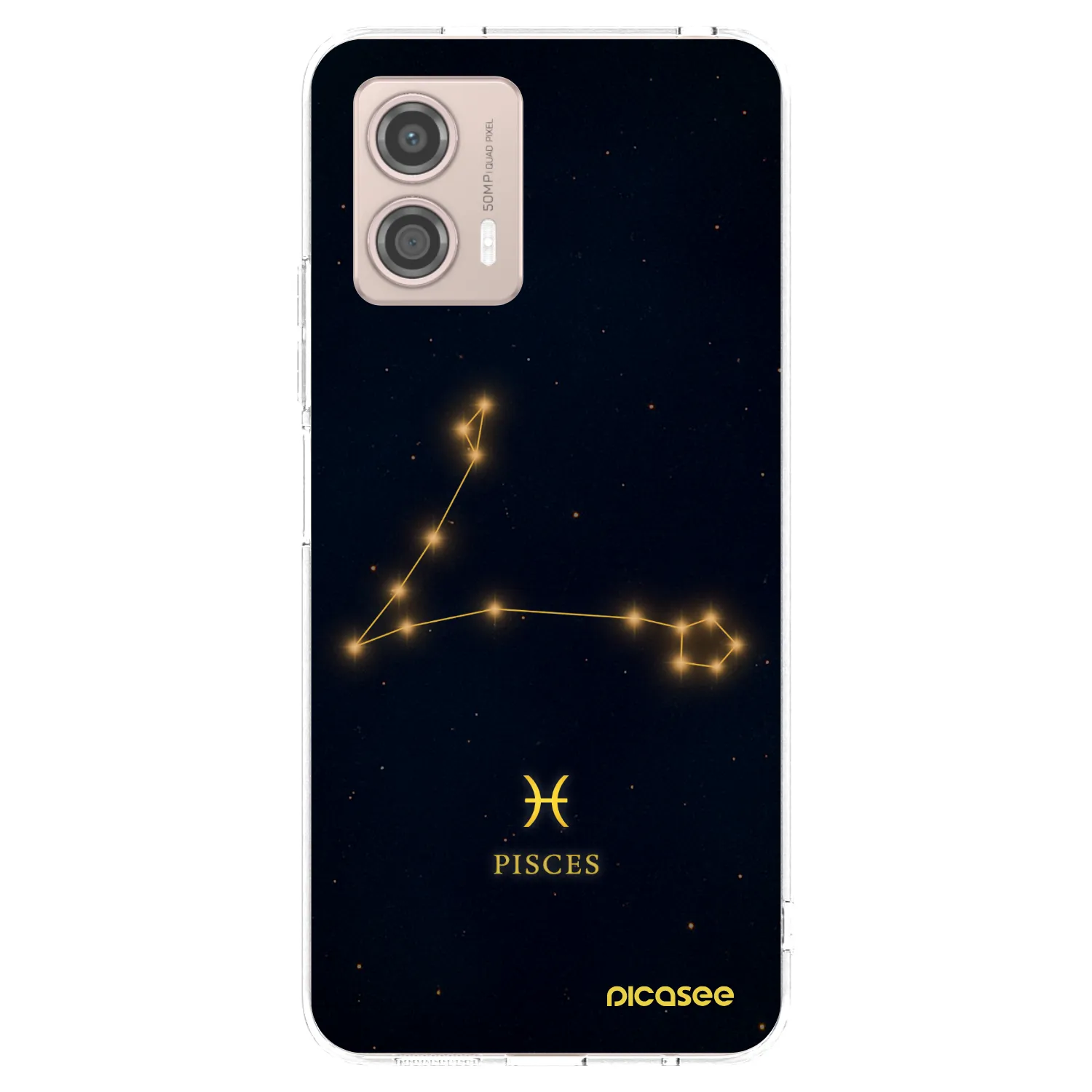 Picasee husă transparentă din silicon pentru Motorola Moto G53 5G - PISCES