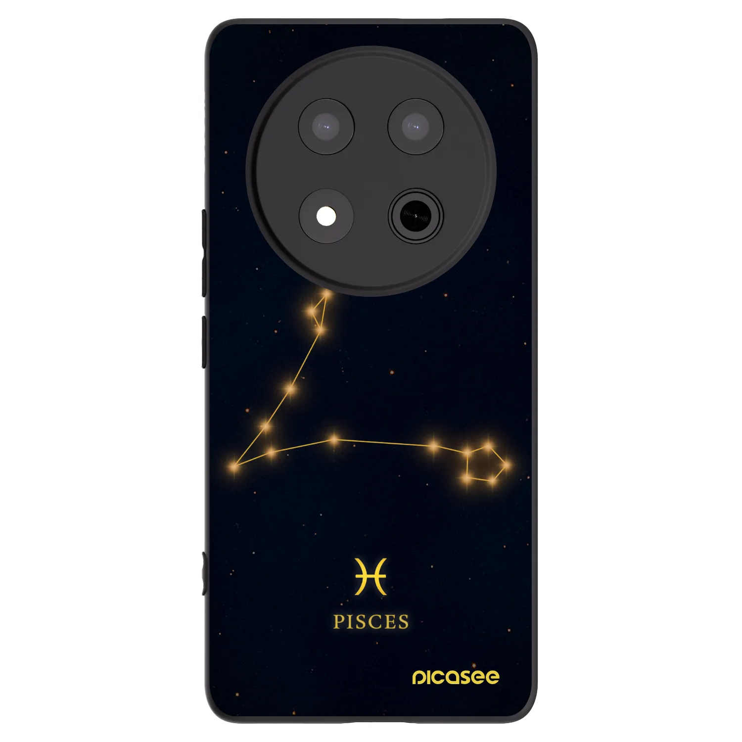 Picasee husă neagră din silicon pentru Honor Magic7 Lite 5G - PISCES