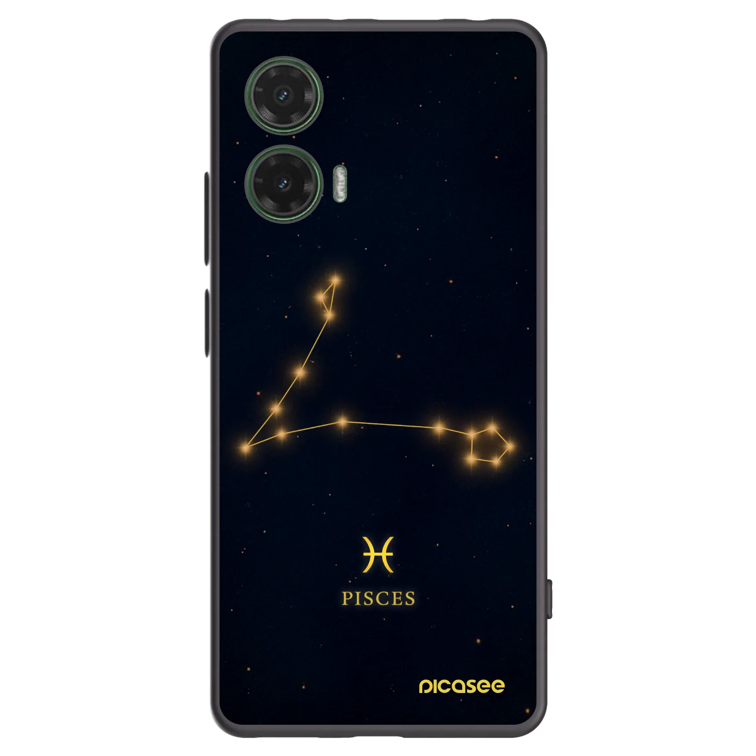 Picasee husă neagră din silicon pentru Motorola Moto G35 5G - PISCES