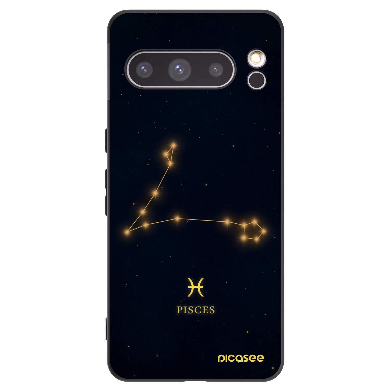 Picasee husă neagră din silicon pentru Google Pixel 8 Pro - PISCES
