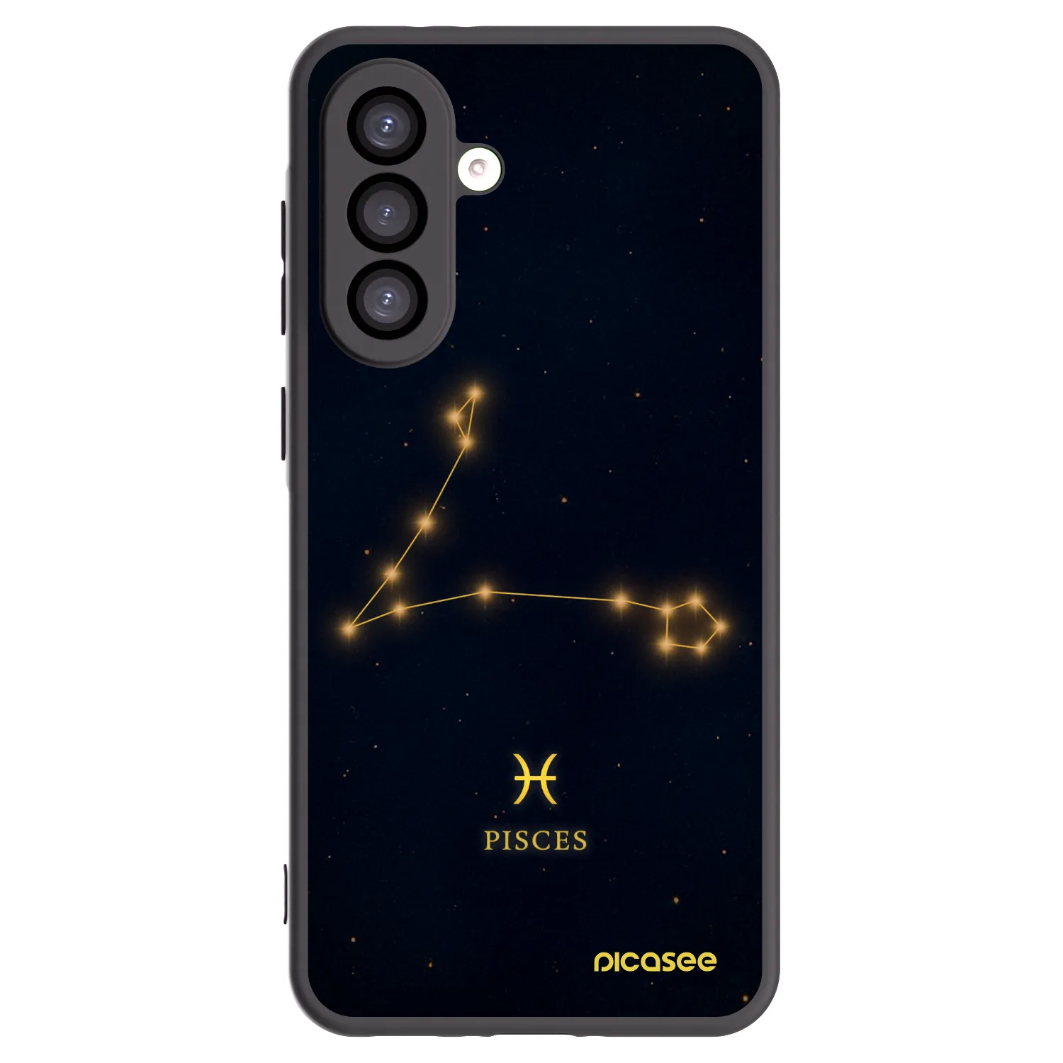 Picasee husă neagră din silicon pentru Samsung Galaxy A26 5G A266B - PISCES