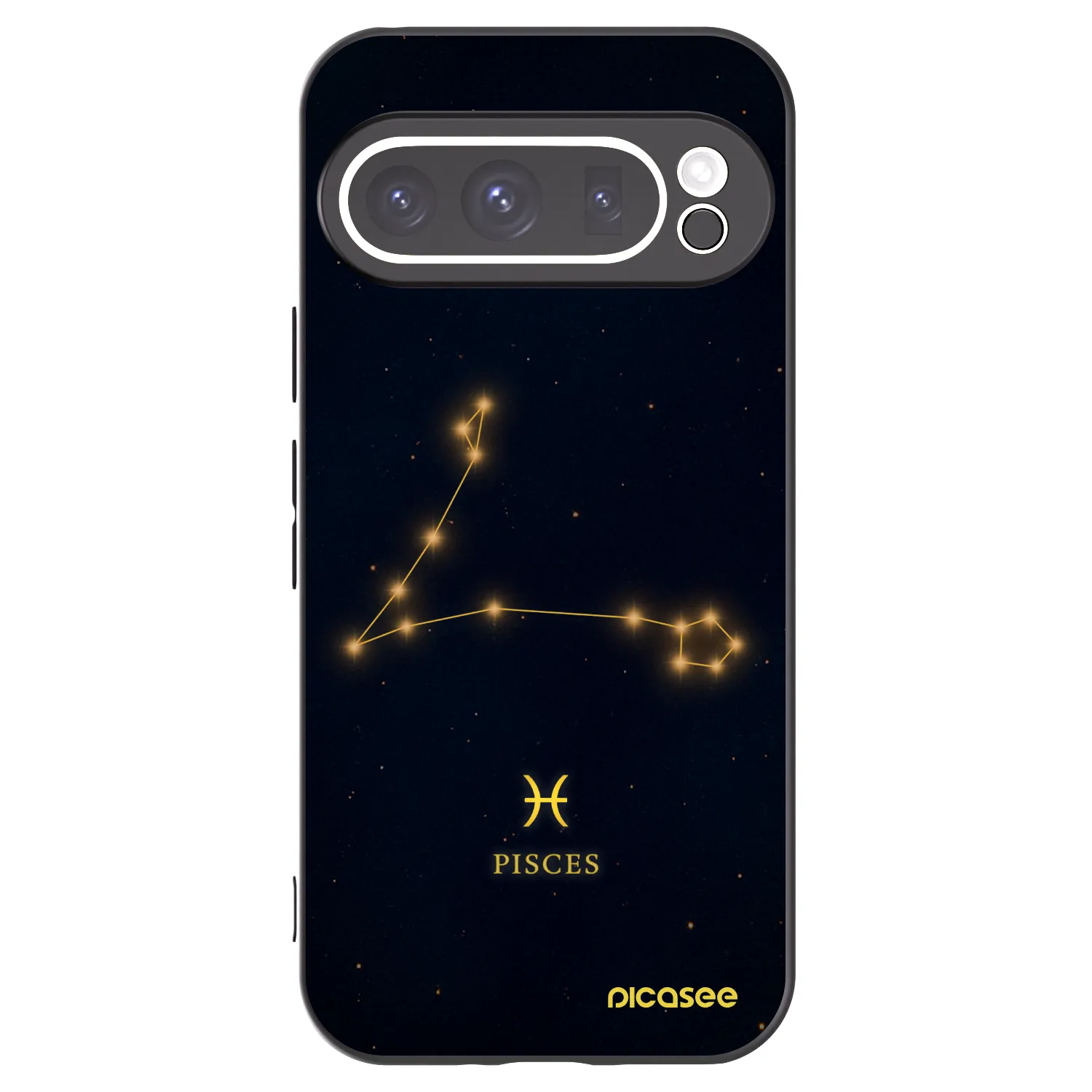 Picasee husă neagră din silicon pentru Google Pixel 9 Pro - PISCES
