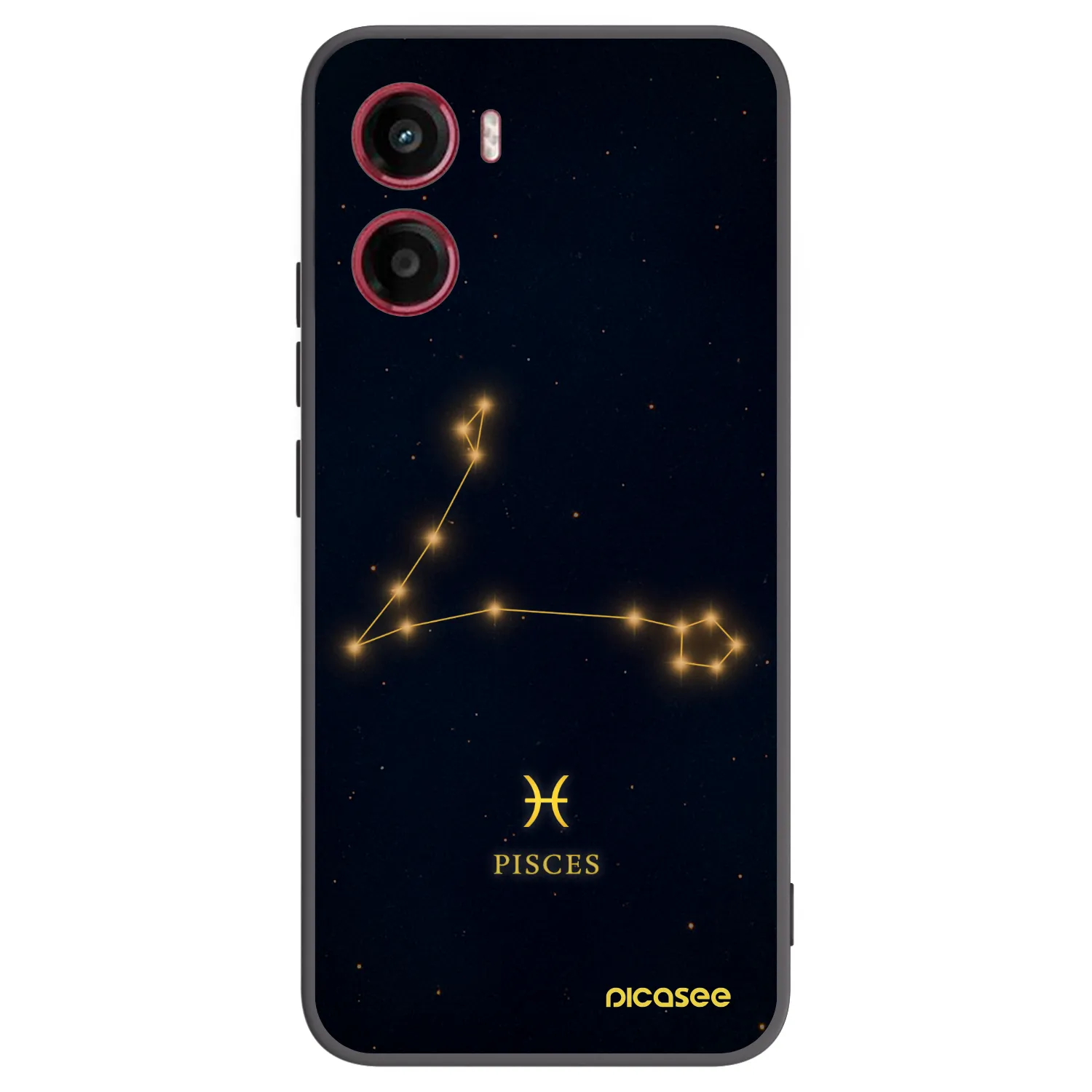 Picasee husă neagră din silicon pentru Motorola Moto G05 - PISCES