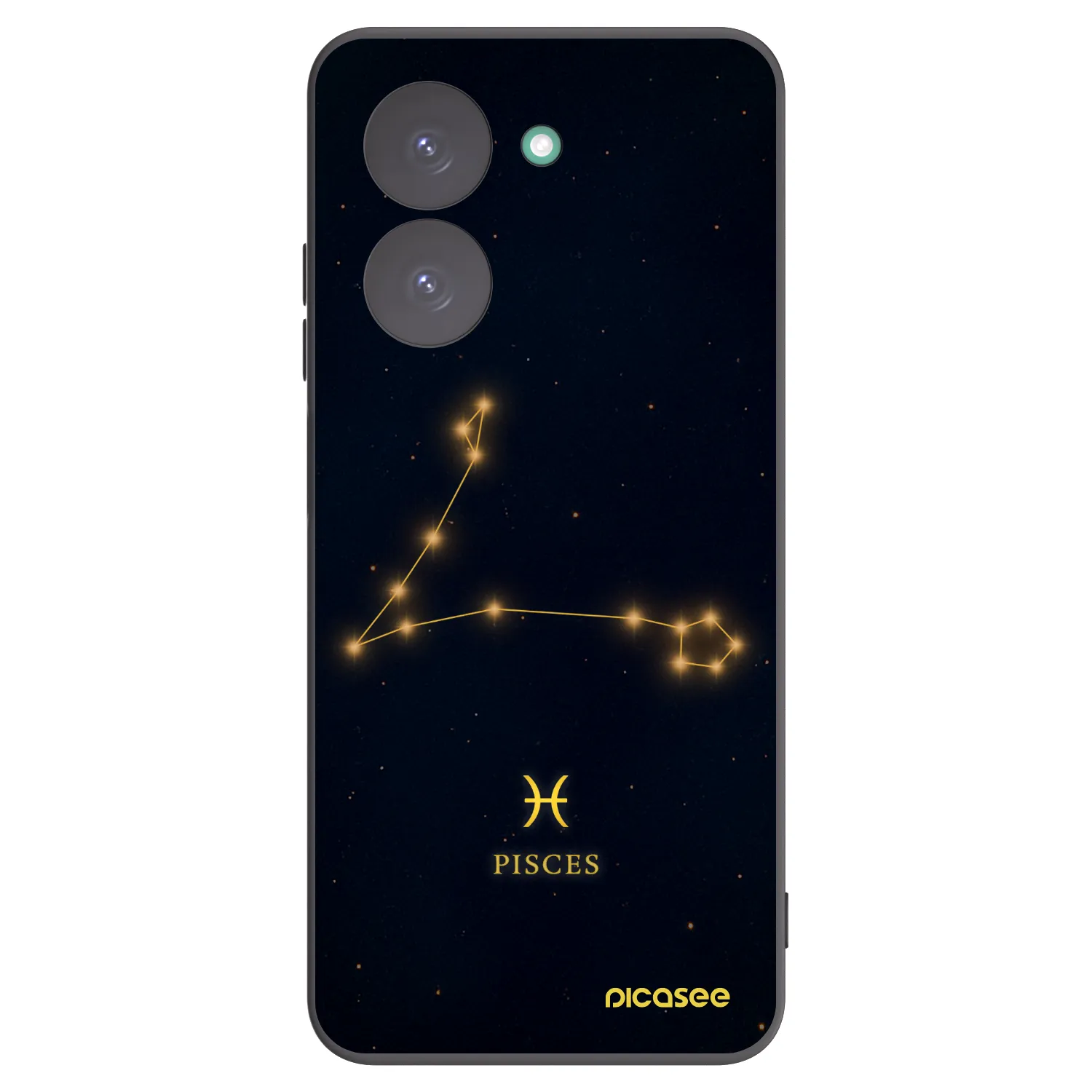 Picasee husă neagră din silicon pentru Xiaomi Redmi A5 - PISCES