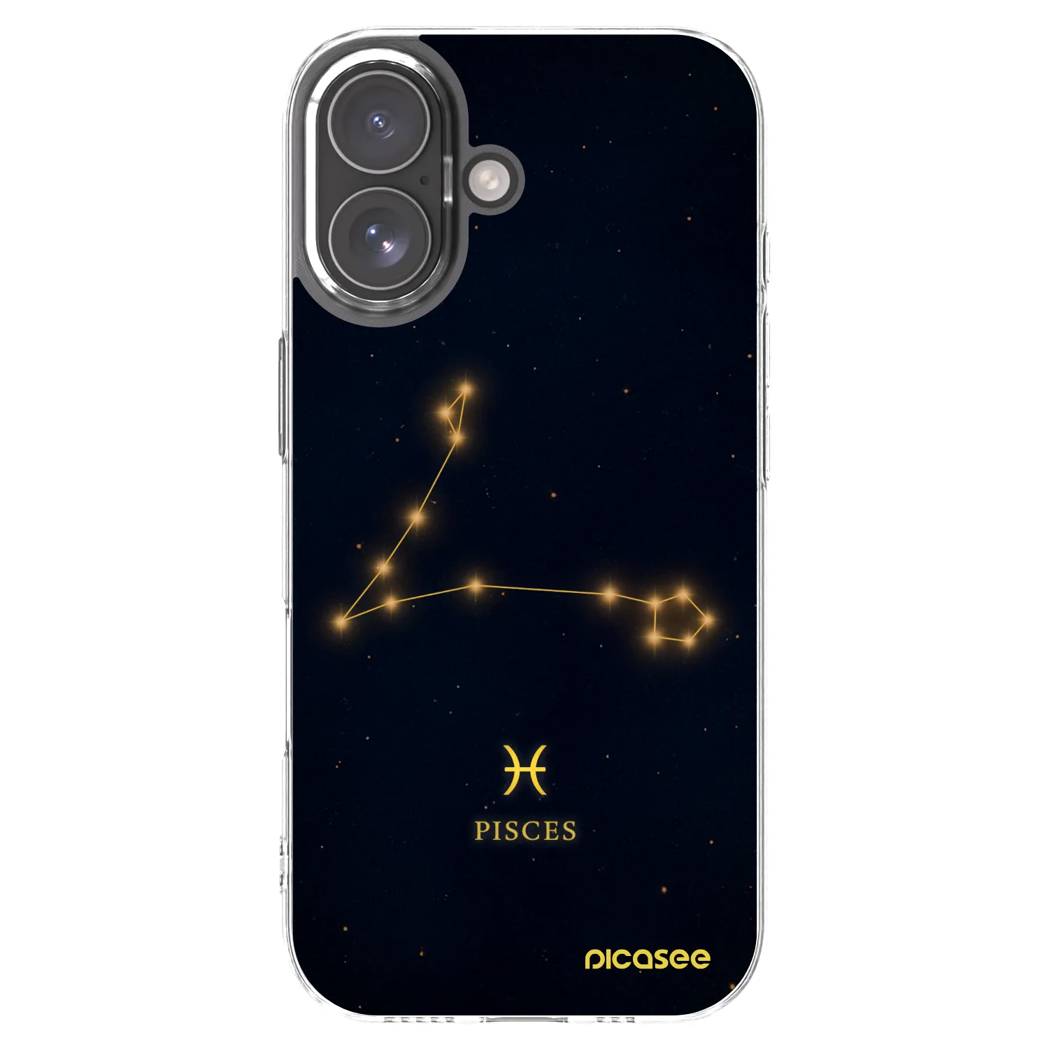 Picasee husă transparentă din silicon pentru Apple iPhone 17 - PISCES