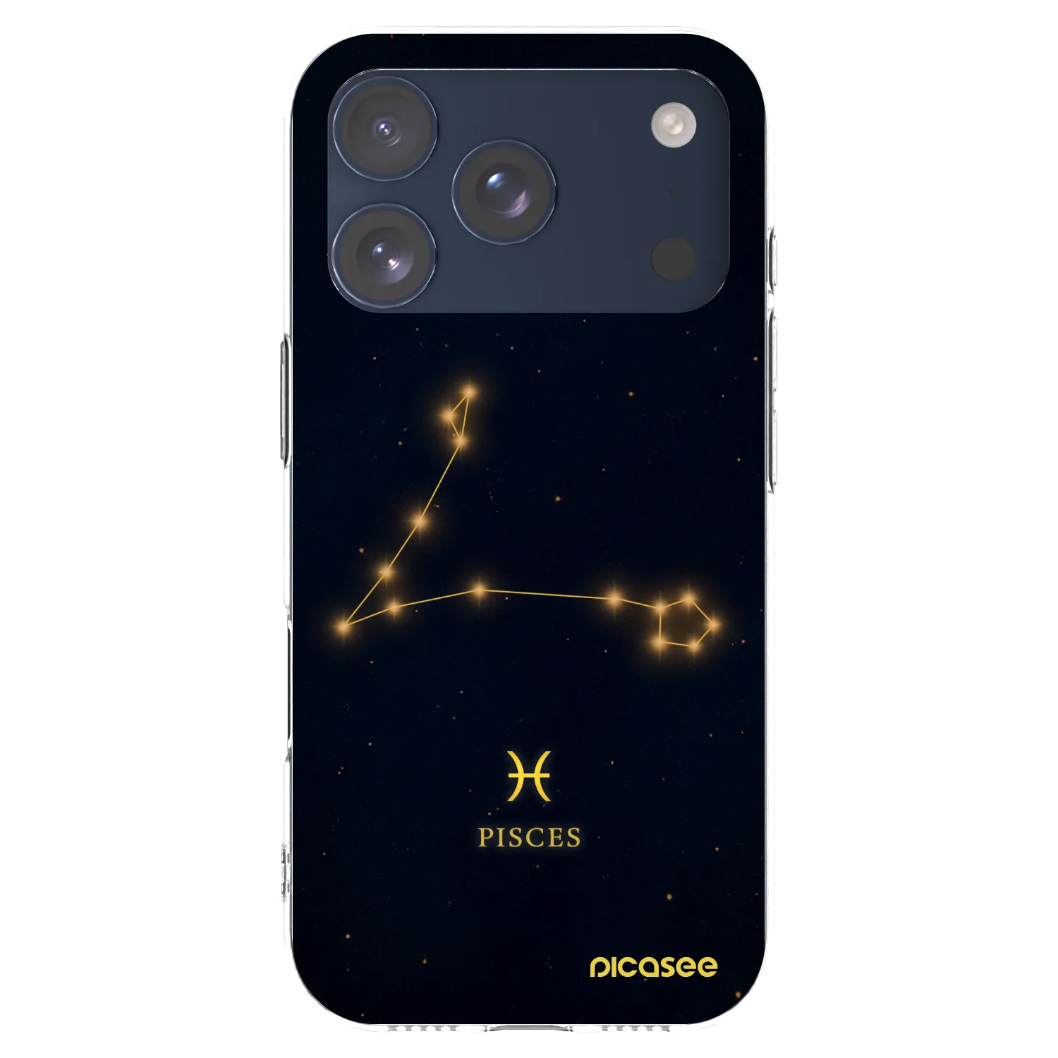 Picasee husă transparentă din silicon pentru Apple iPhone 17 Pro - PISCES