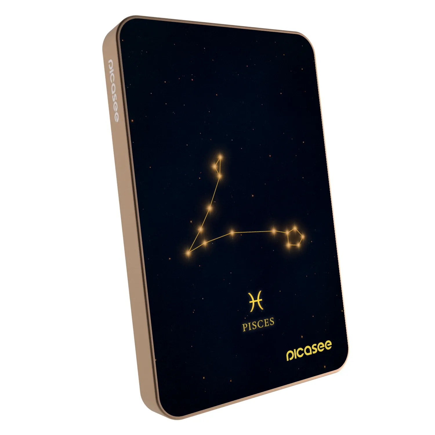 Picasee Powerbank cu MagSafe 5 000 mAh De aur - PISCES