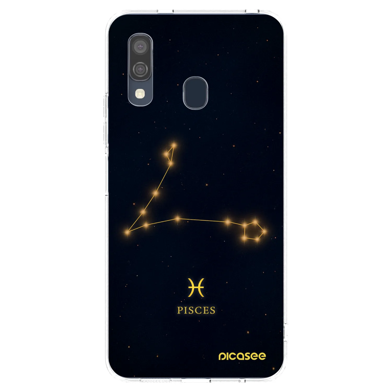 Picasee husă transparentă din silicon pentru Samsung Galaxy A40 A405F - PISCES