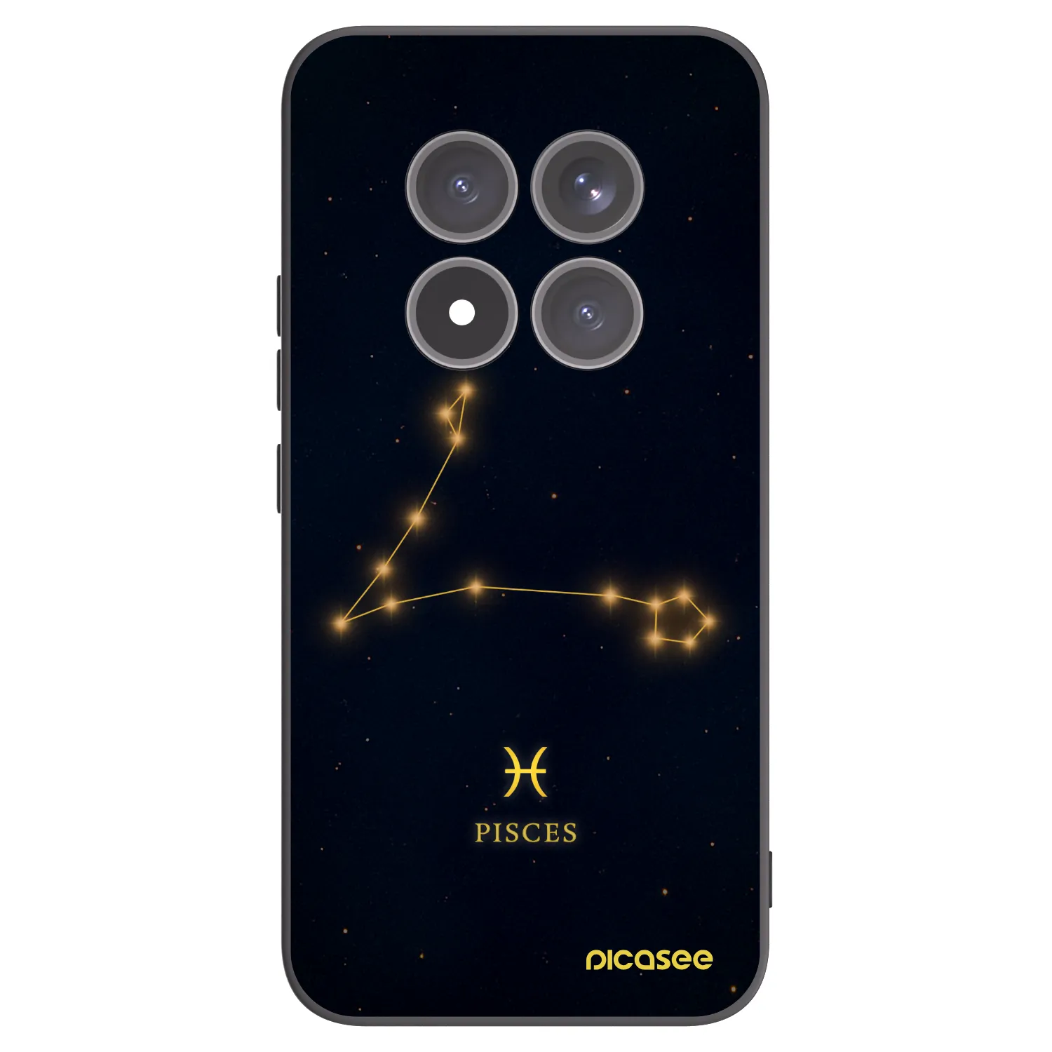 Picasee husă neagră din silicon pentru Xiaomi Redmi Note 15 Pro+ - PISCES