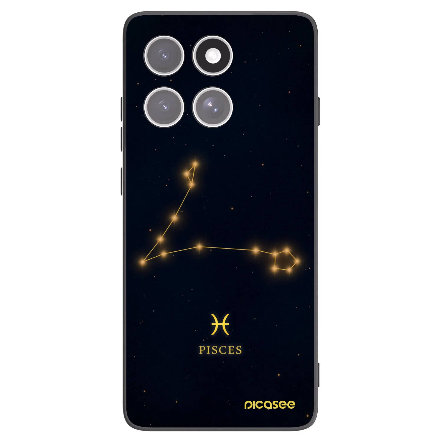 Picasee husă neagră din silicon pentru Motorola Edge 60 Fusion - PISCES