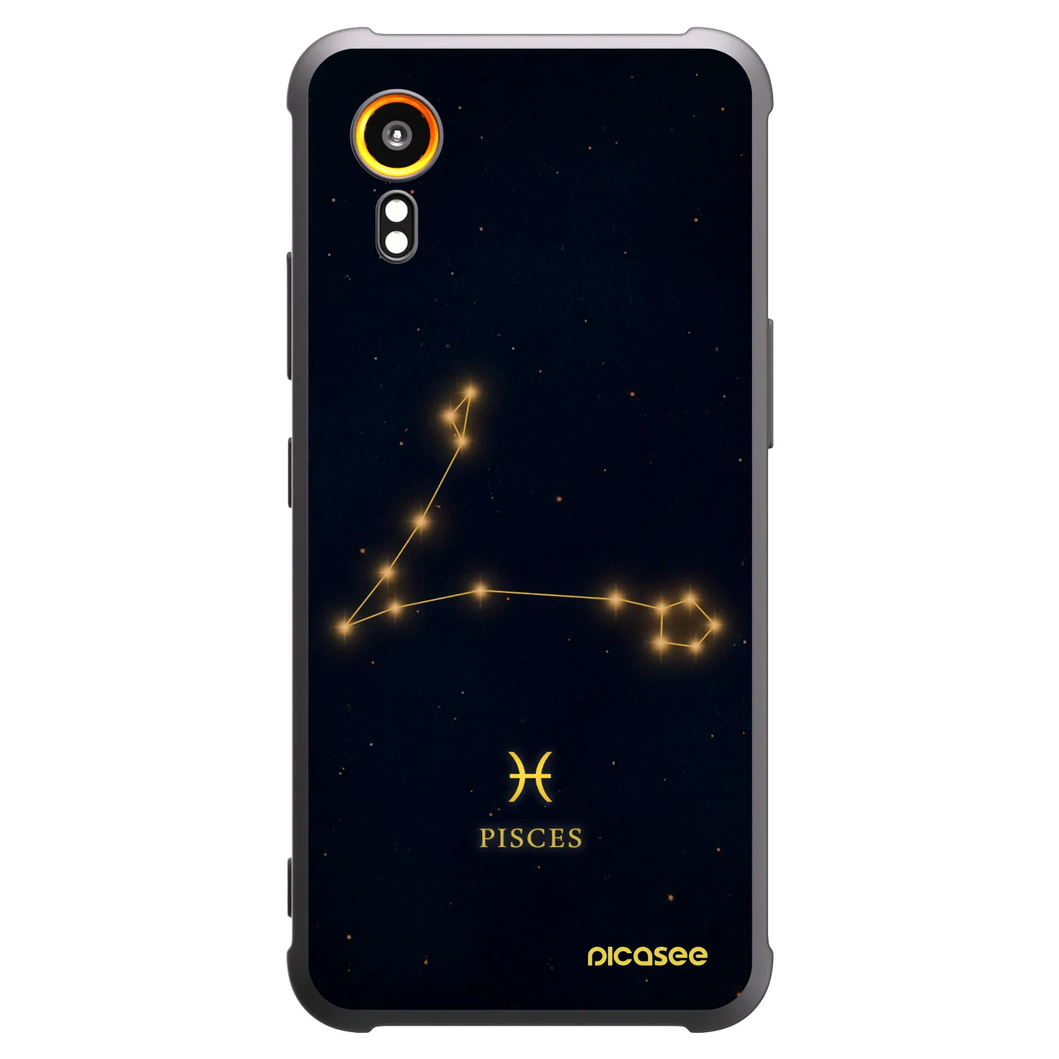 Picasee husă neagră din silicon pentru Samsung Galaxy Xcover 7 - PISCES