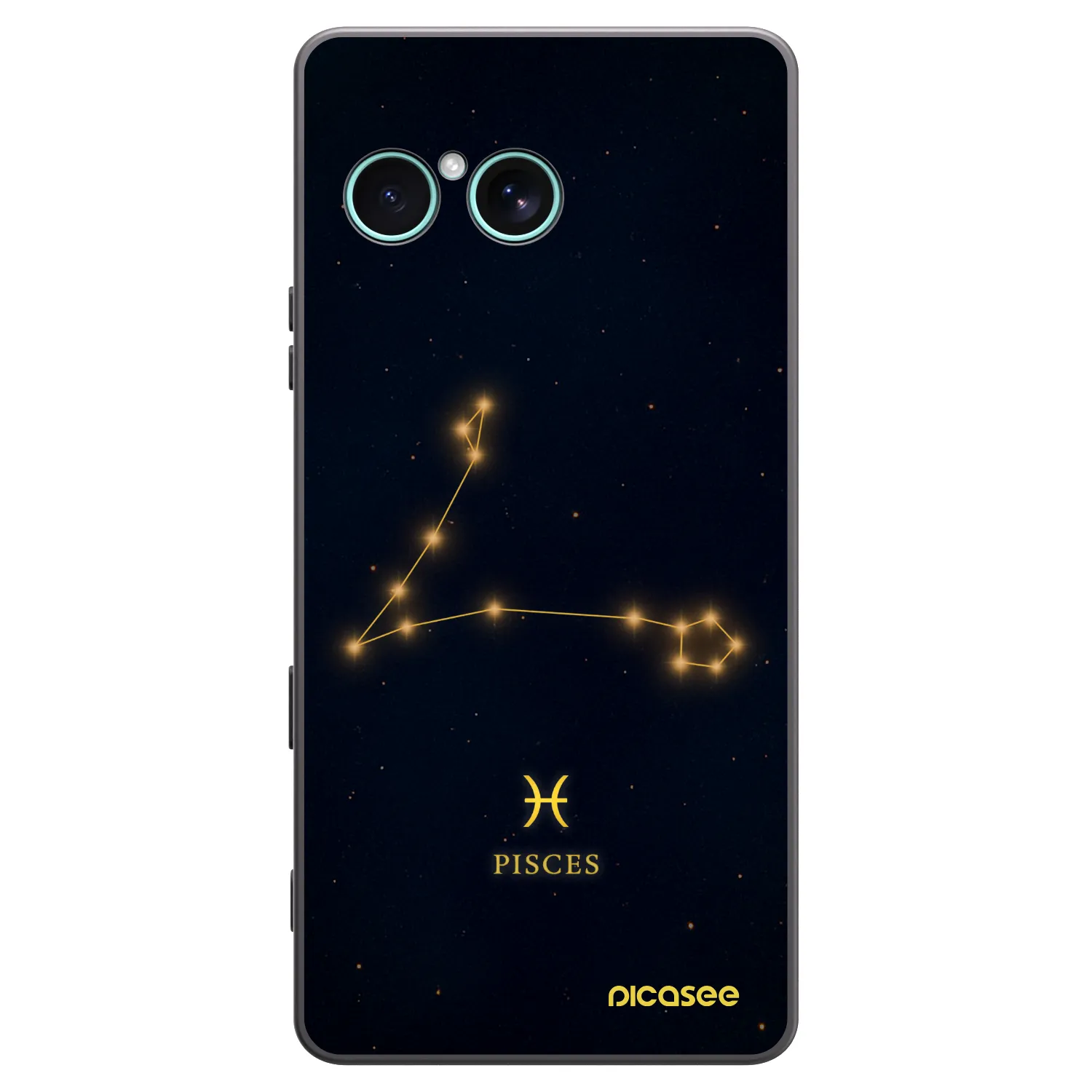 Picasee husă neagră din silicon pentru Sony Xperia 10 VII - PISCES