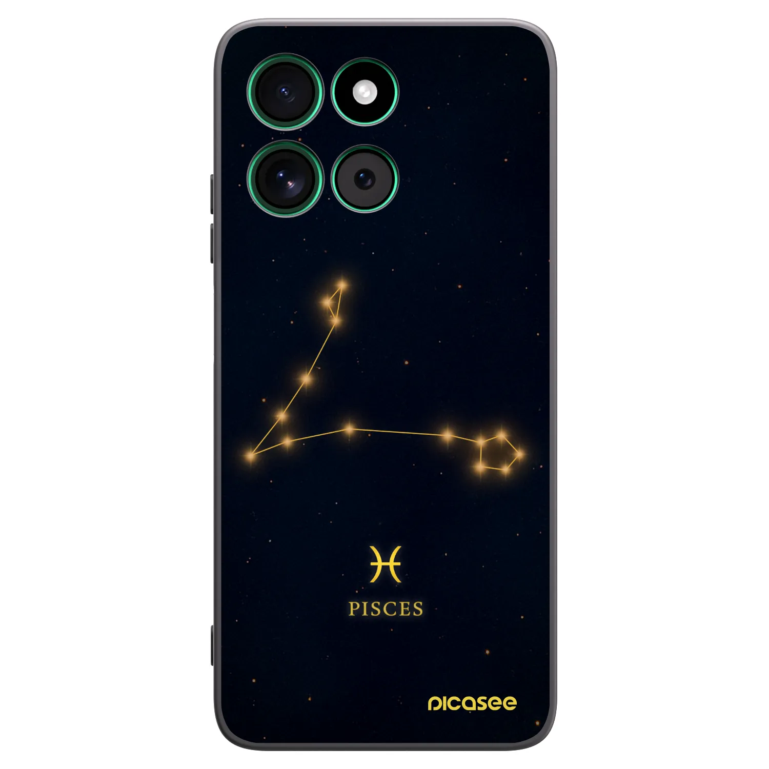 Picasee husă neagră din silicon pentru Motorola Moto G57 Power - PISCES