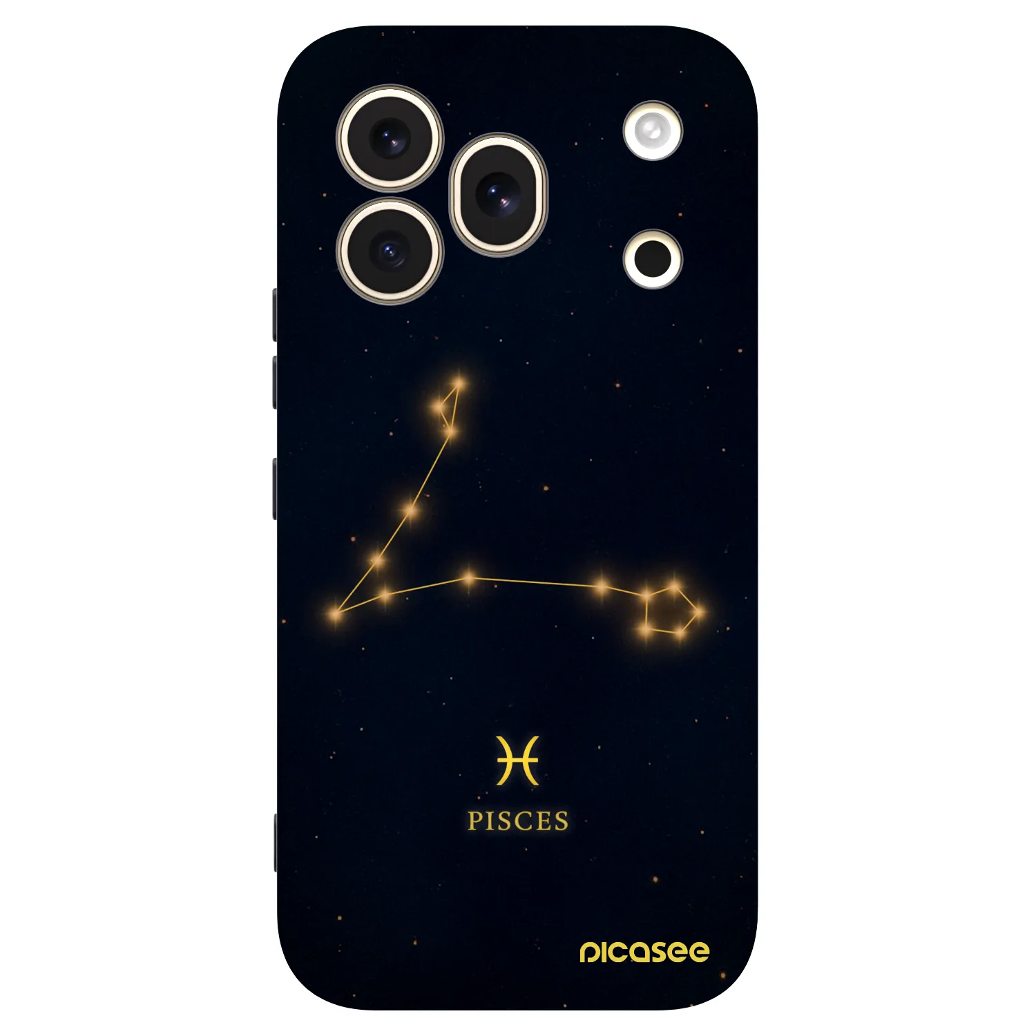 Picasee husă neagră din silicon pentru Honor 600 Pro - PISCES