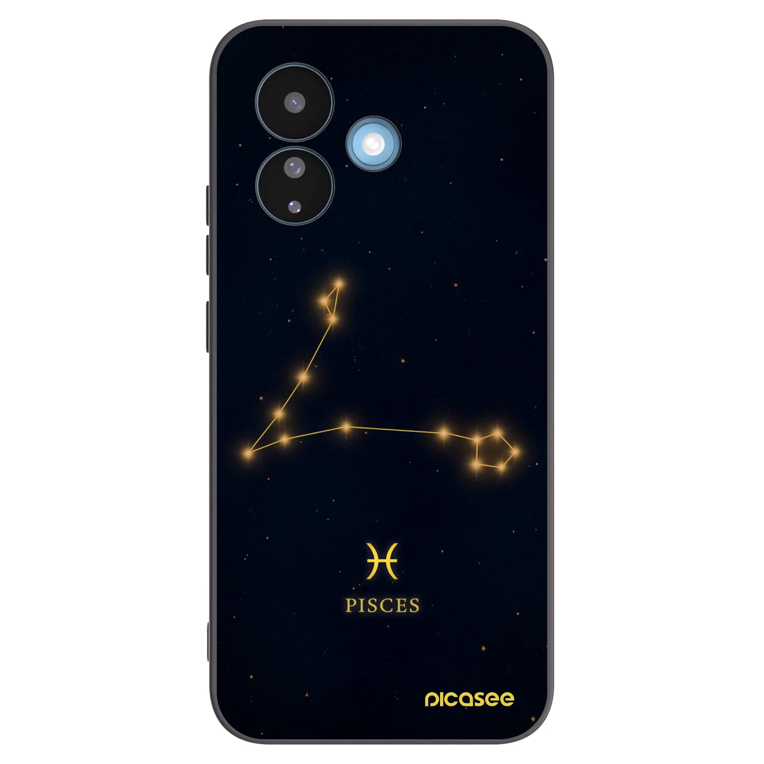Picasee husă neagră din silicon pentru Xiaomi Redmi Note 17 Pro 5G - PISCES