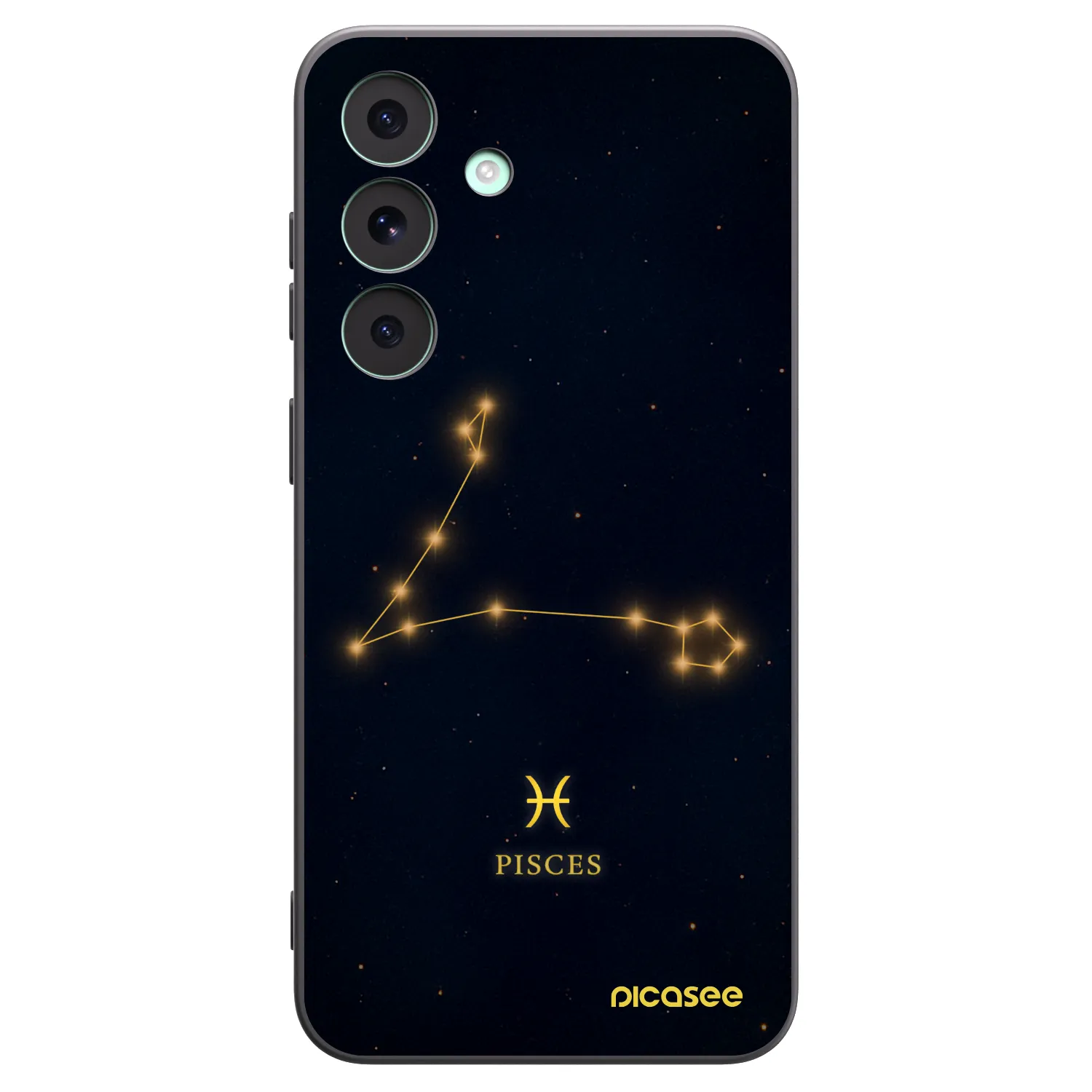Picasee husă neagră din silicon pentru Samsung Galaxy S26 FE - PISCES