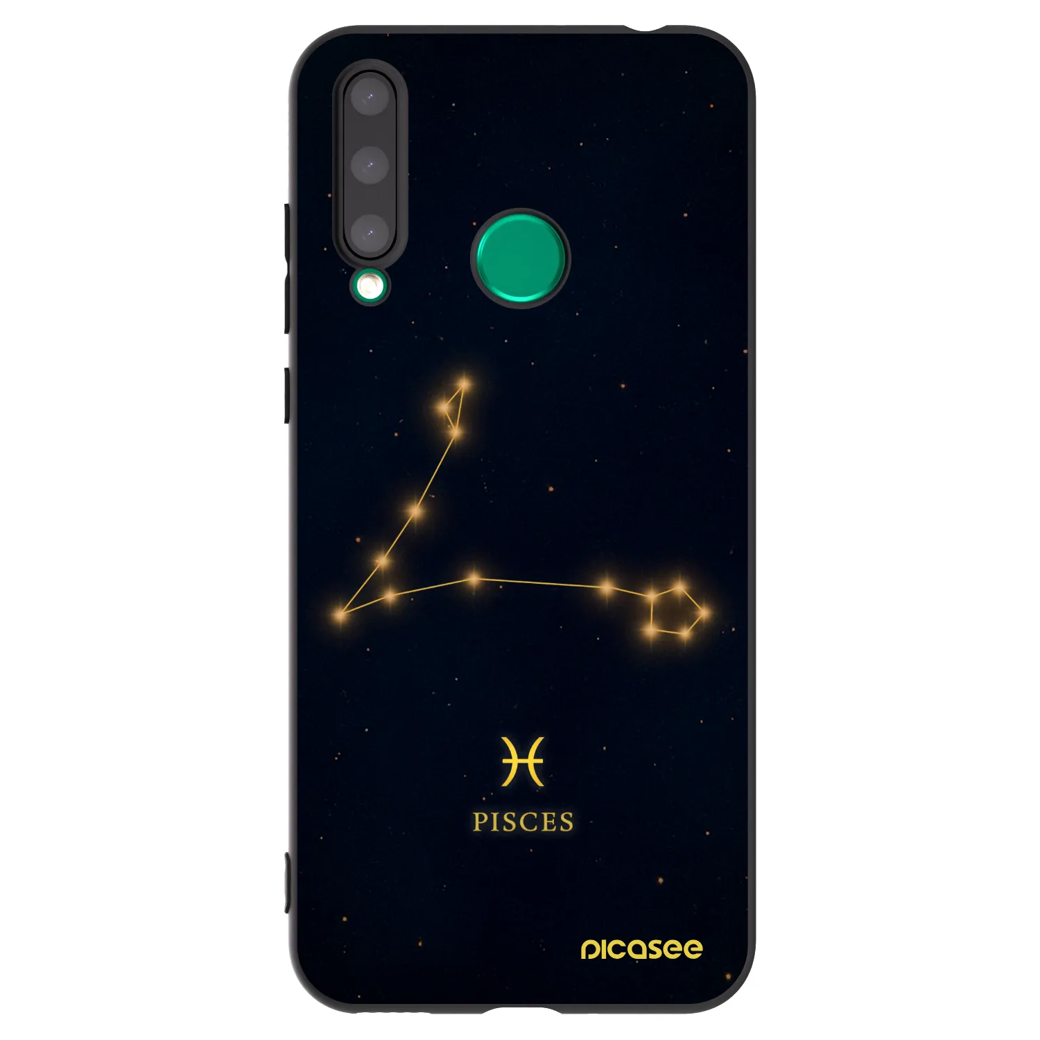 Picasee husă neagră din silicon pentru Honor 20 Lite - PISCES
