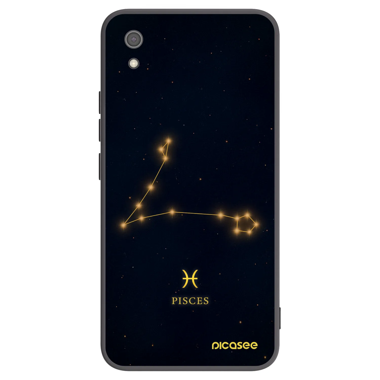 Picasee husă neagră din silicon pentru Xiaomi Redmi 7A - PISCES