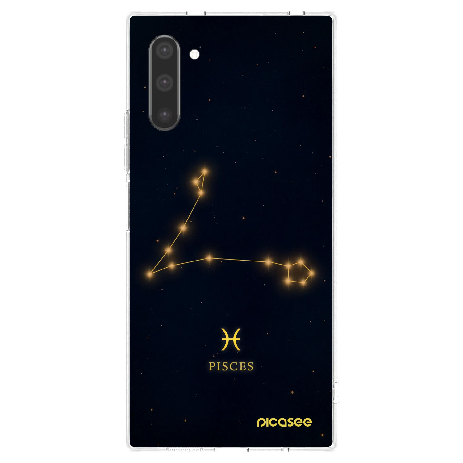 Picasee husă transparentă din silicon pentru Samsung Galaxy Note 10 N970F - PISCES