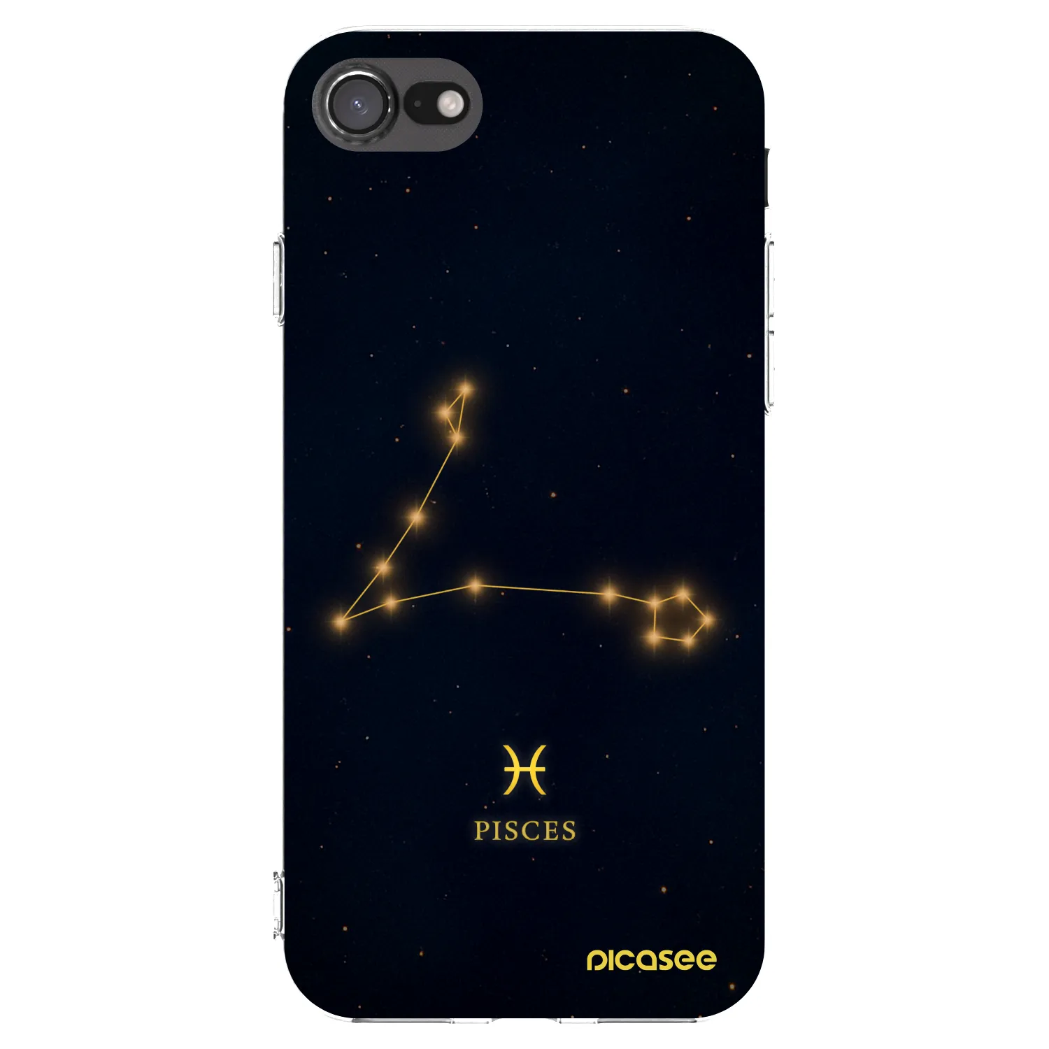 Picasee husă transparentă din silicon pentru Apple iPhone 8 - PISCES
