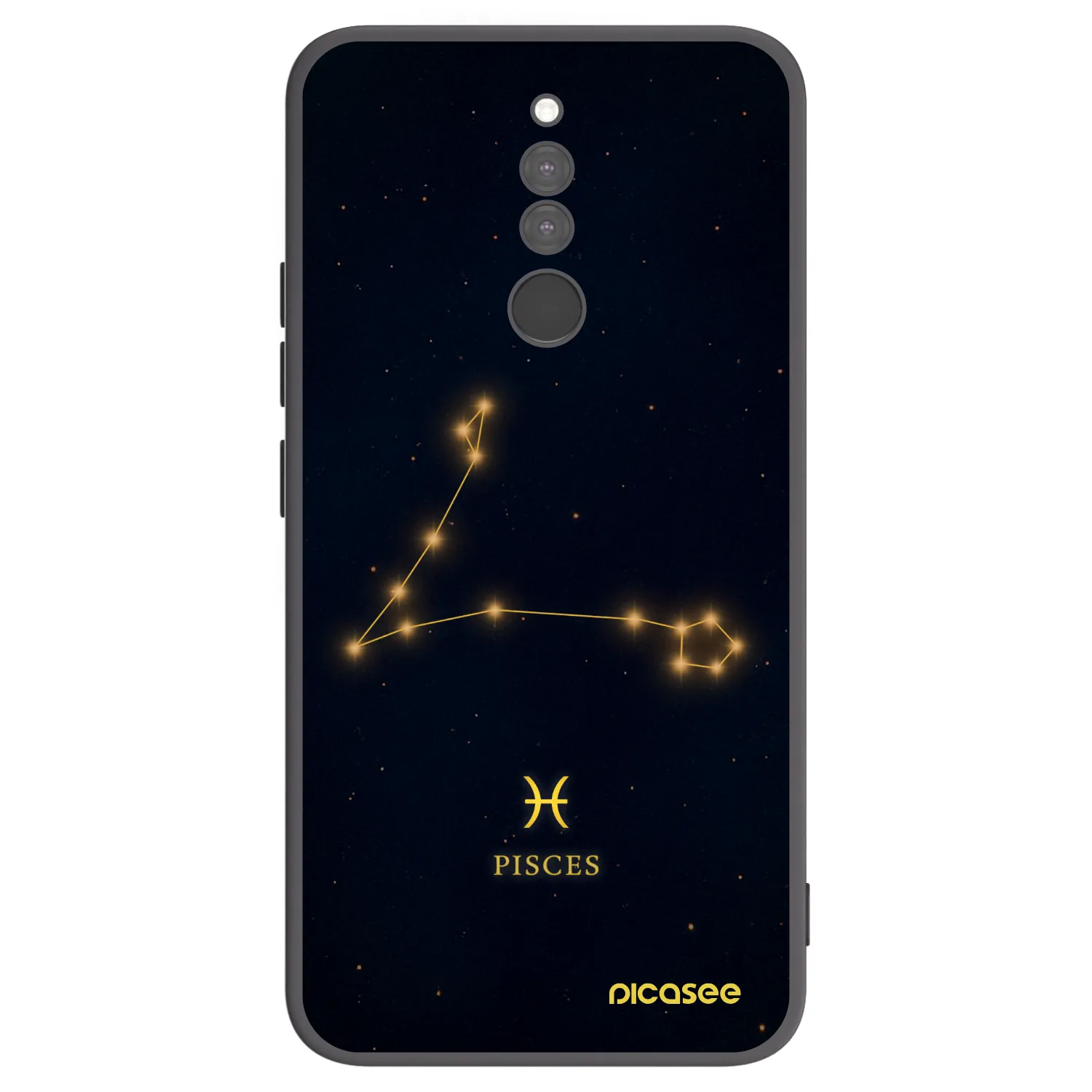 Picasee husă neagră din silicon pentru Xiaomi Redmi 8 - PISCES