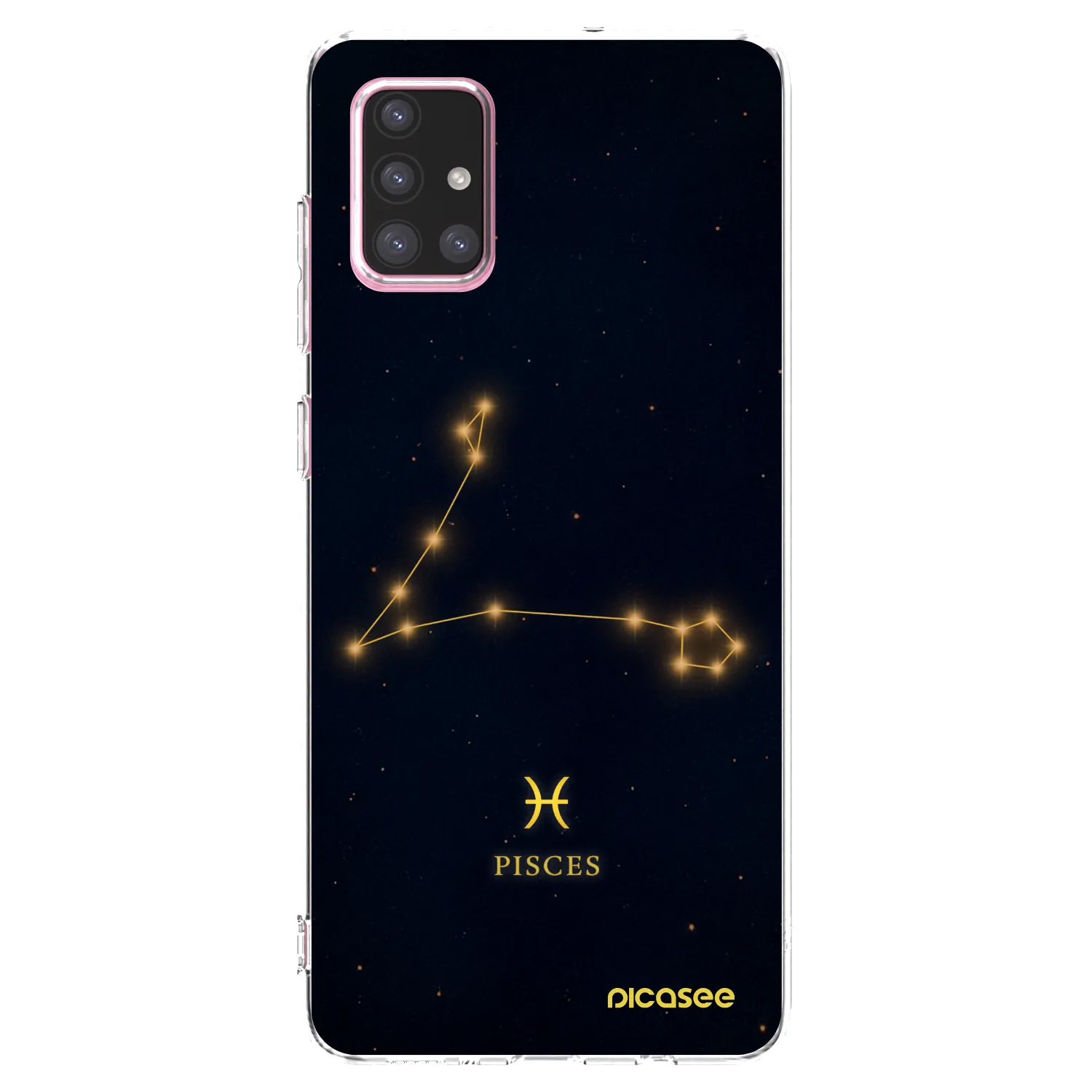 Picasee husă transparentă din silicon pentru Samsung Galaxy A71 A715F - PISCES