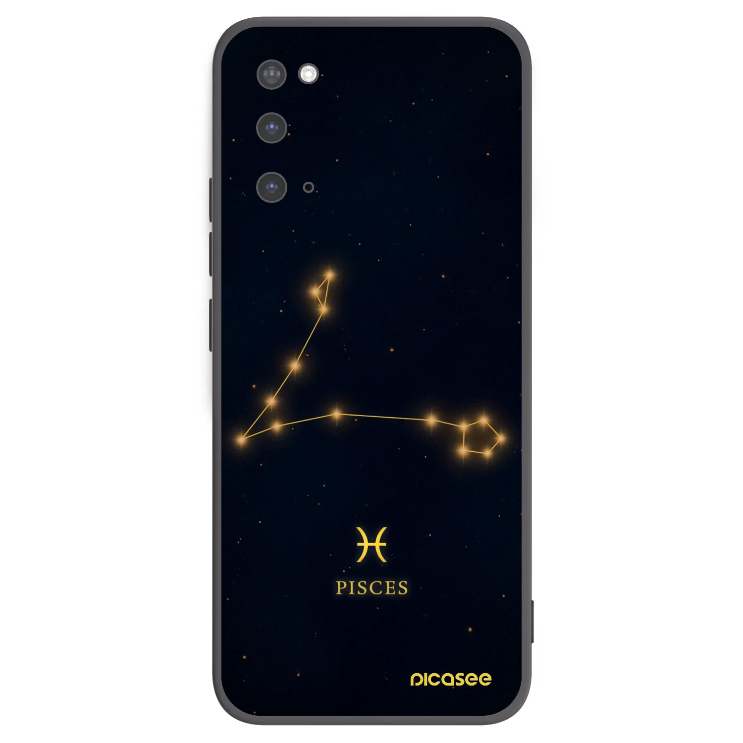 Picasee husă neagră din silicon pentru Samsung Galaxy S20 G980F - PISCES