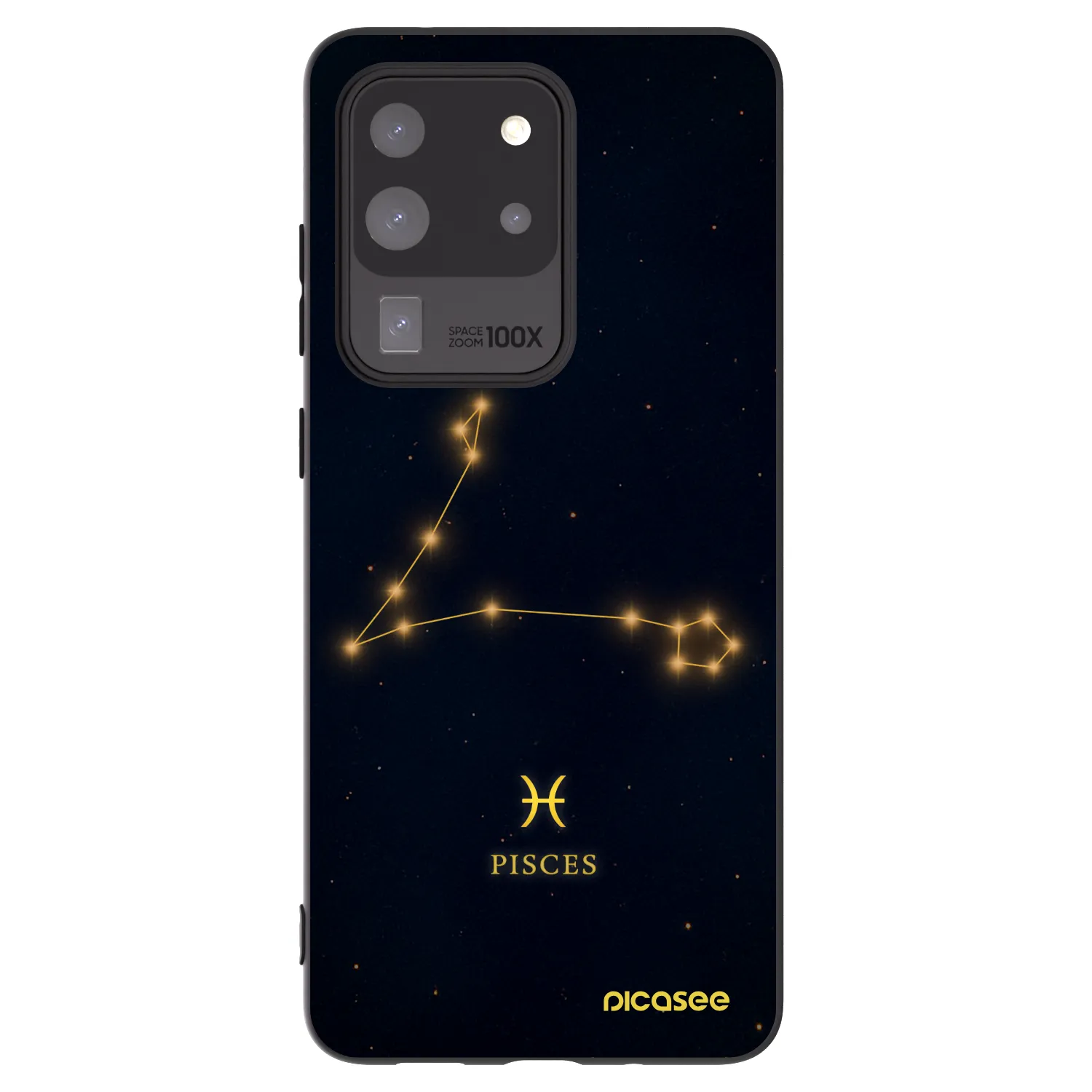 Picasee husă neagră din silicon pentru Samsung Galaxy S20 Ultra 5G G988F - PISCES