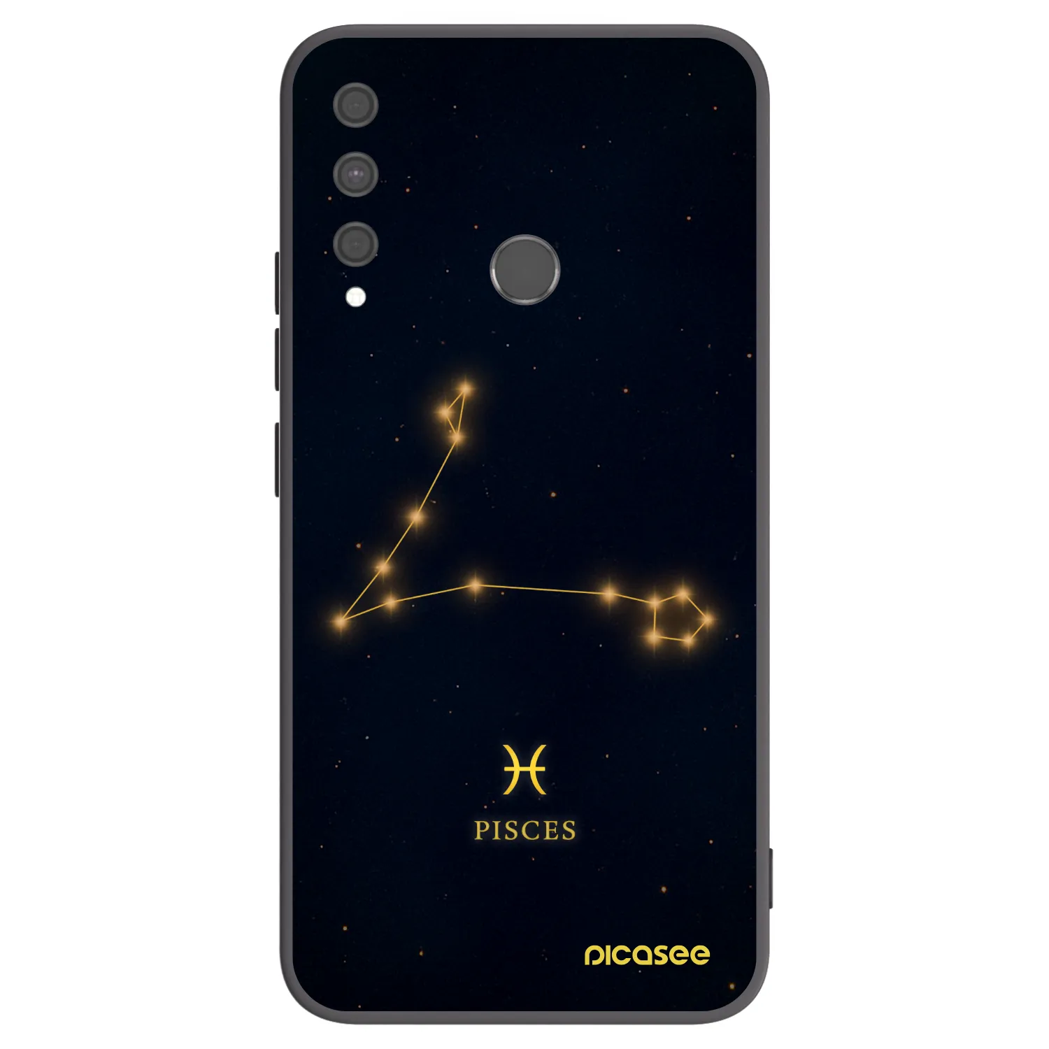 Picasee husă neagră din silicon pentru Huawei P40 Lite E - PISCES