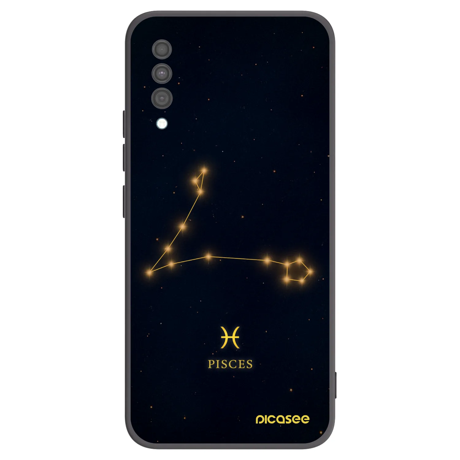 Picasee husă neagră din silicon pentru Samsung Galaxy A30s A307F - PISCES