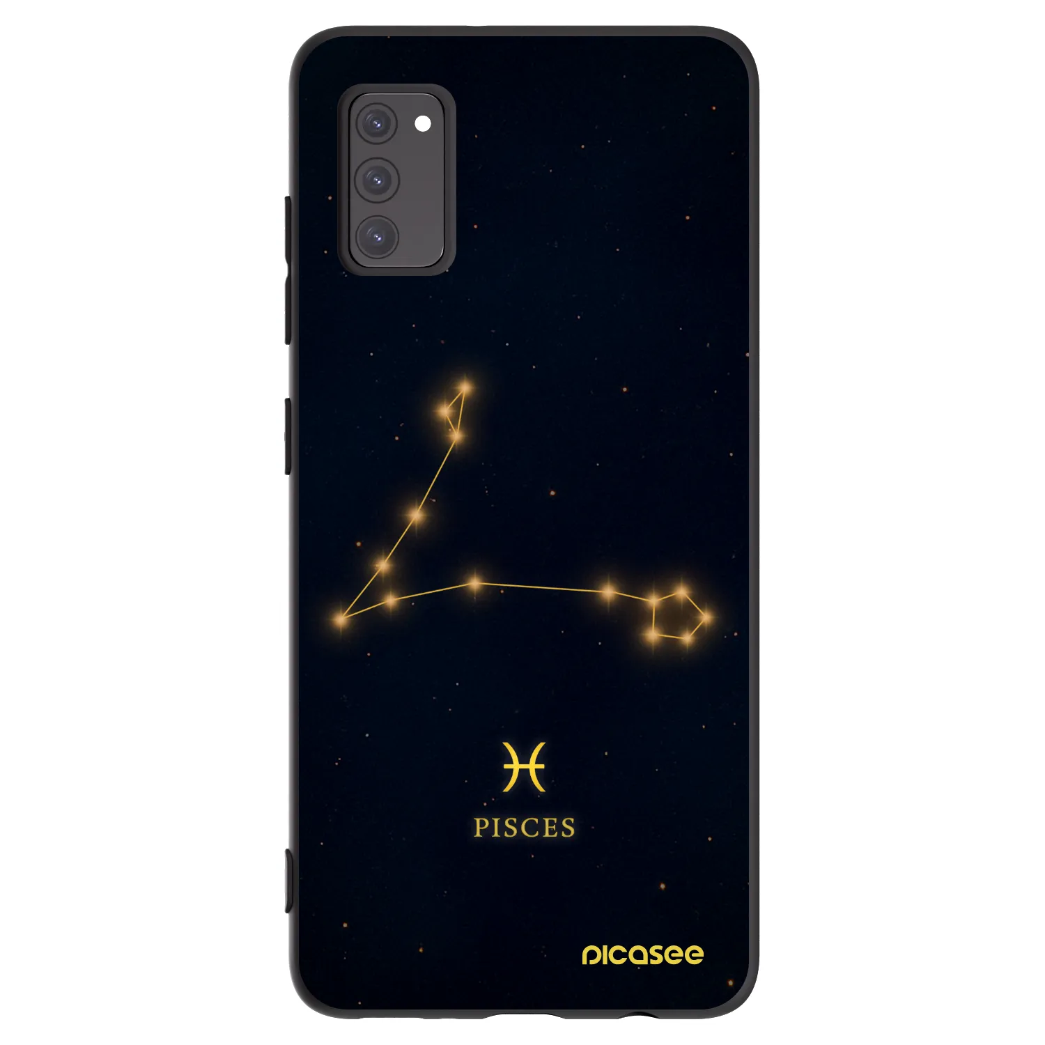 Picasee husă neagră din silicon pentru Samsung Galaxy A41 A415F - PISCES