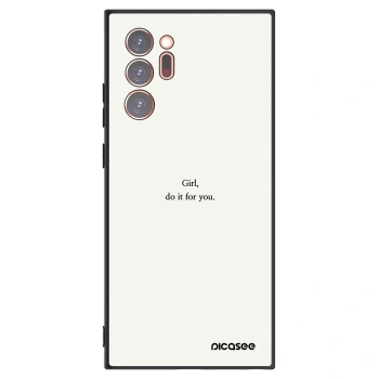 Picasee husă neagră din silicon pentru Samsung Galaxy Note 20 Ultra - Girl, do it for you