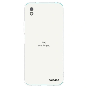 Picasee husă neagră din silicon pentru Xiaomi Redmi 9A - Girl, do it for you