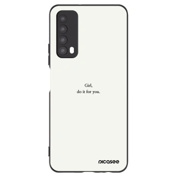 Picasee husă neagră din silicon pentru Huawei P Smart 2021 - Girl, do it for you